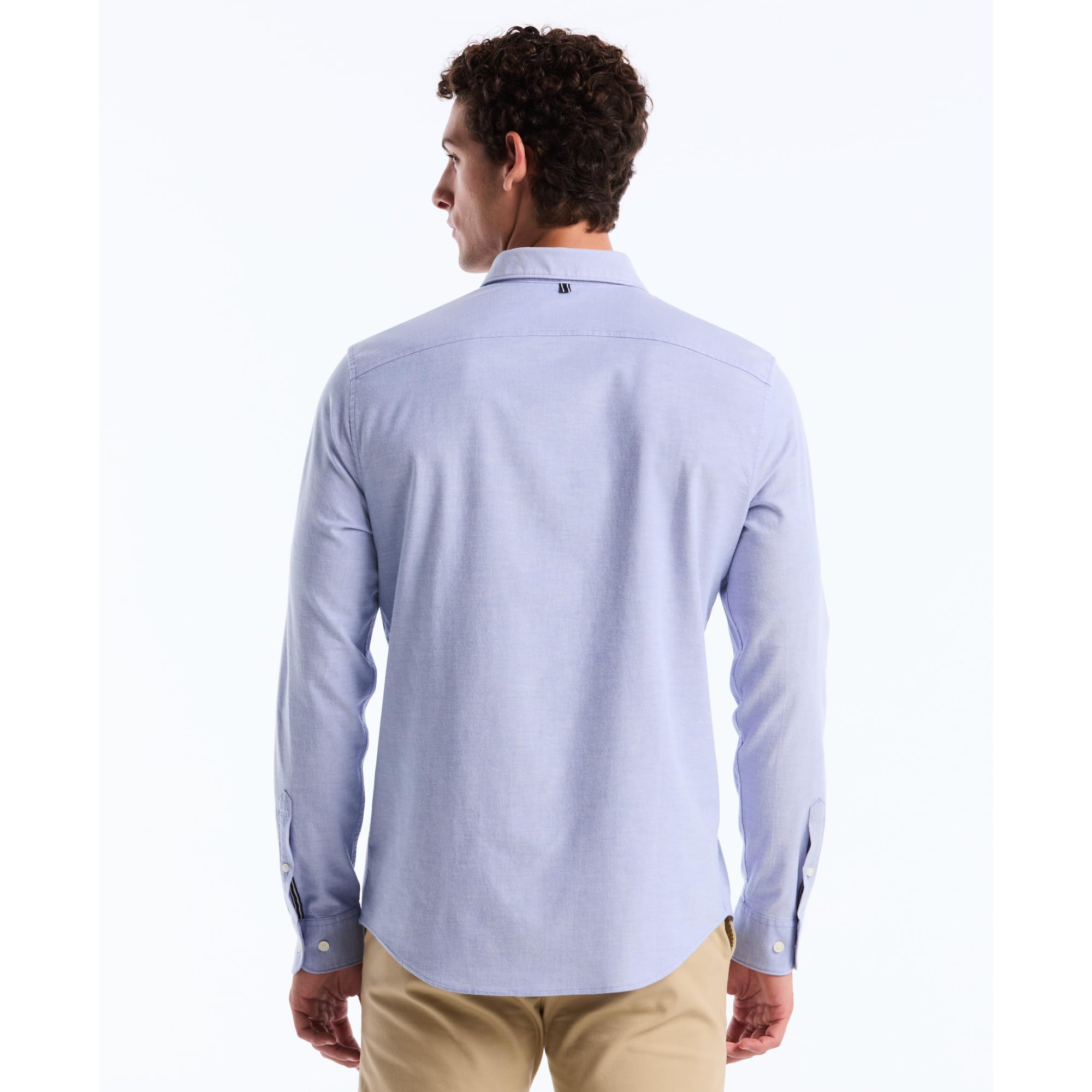 Original Penguin Koszula na guziki Mężczyźni Original Penguin Men's Ecovero™ Oxford Stretch Shirt Long Sleeve