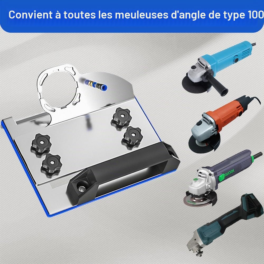 Support pour Meuleuse d'angle - Coupe Carrelage 45 Degres de Type 100 Support pour Meuleuse Angle 45 Degré Coupe Carrelage Tuyau d'Eau de 1m