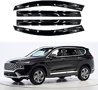 Vista 14 de Protector de lluvia Deflector de viento para montaje exterior, viseras de ventana con cinta compatible con Ford F-250 1999-2016 Super Duty