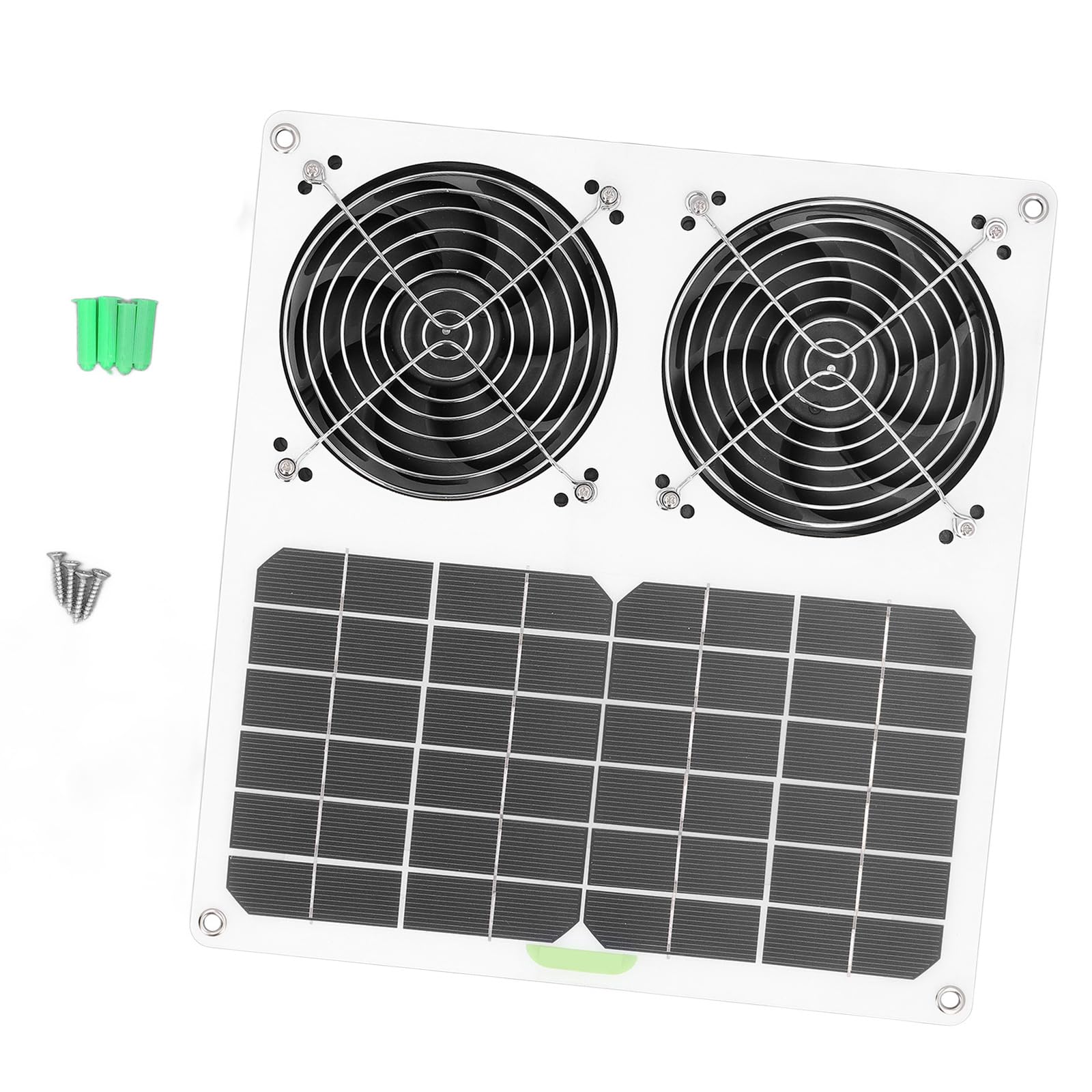 Ventilatore solare impermeabile, resistente alle intemperie, soluzione di ventilazione per migliorare il flusso d'aria in diversi ambienti, ventilatore solare