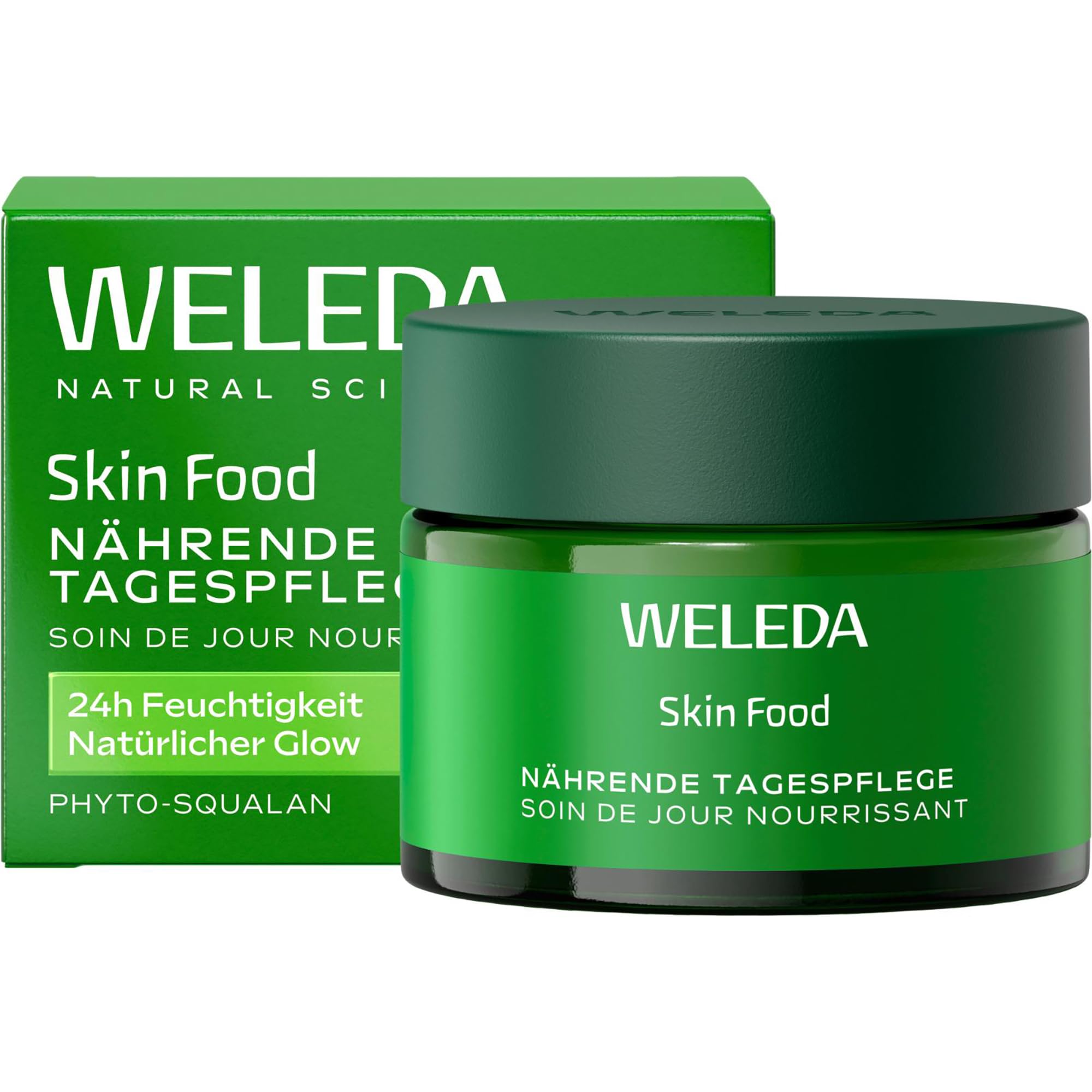 WELEDA Skin Food Tagespflege 40ml Feuchtigkeit Glow Squalan vegan Bio | Naturkosmetik Gesichtscreme Sheabutter Rosmarin natürliche Gesichtspflege Bio Feuchtigkeitscreme vegan SkinFood Tagescreme