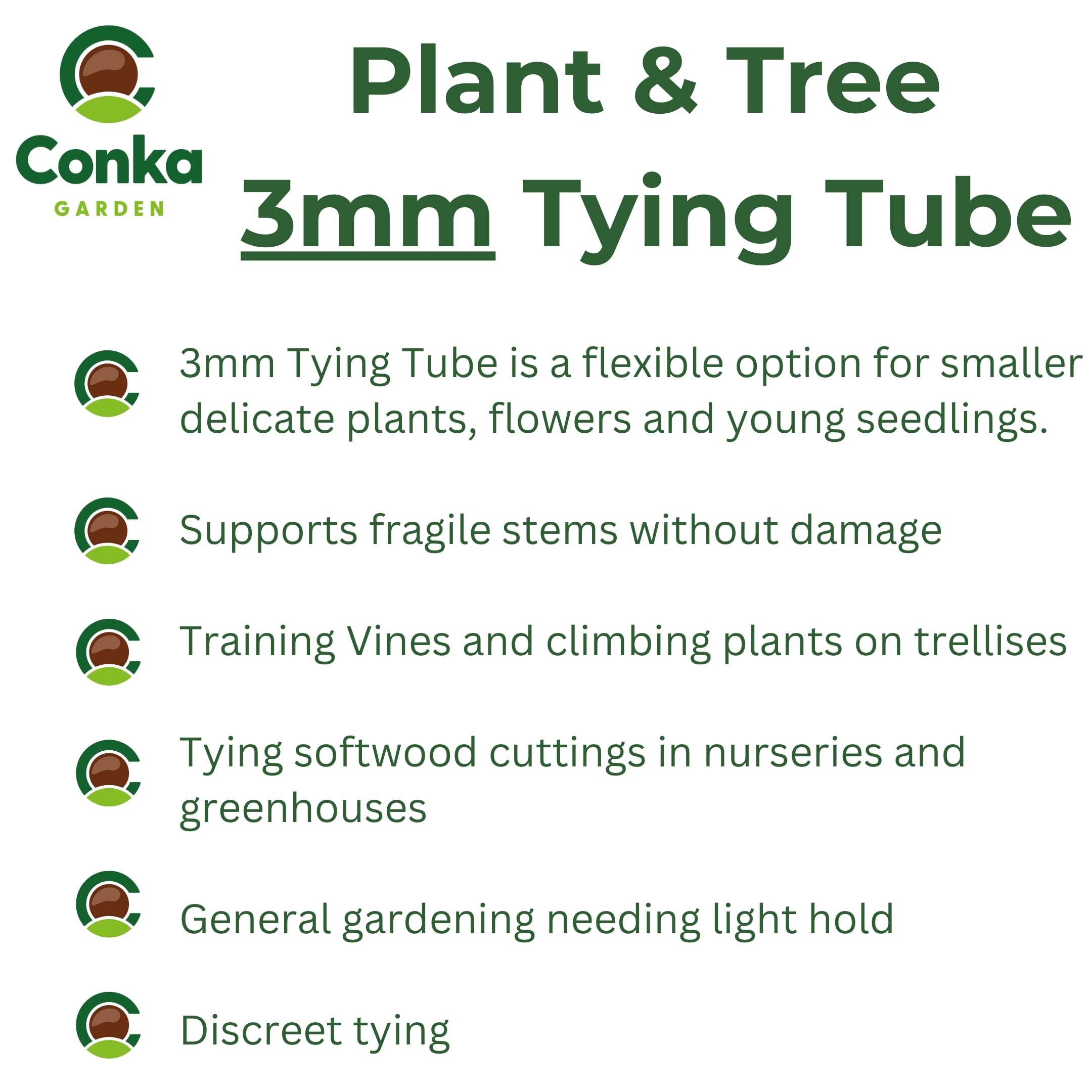 Tubetto Biodegradabile Per Vigneto 3 Mm - Marrone - PL30TUB - Foto 6