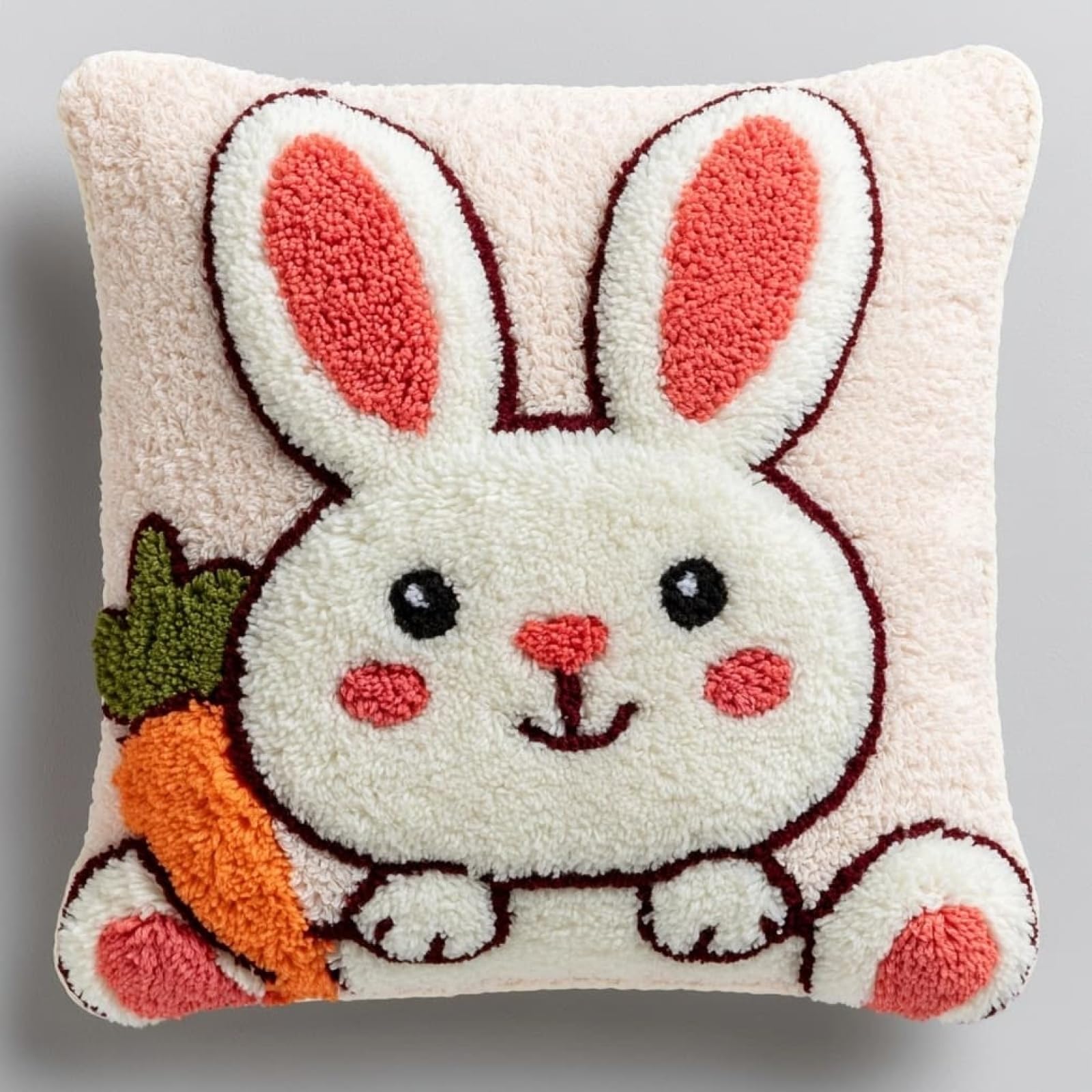 AxiangziK Latch Hook Pillow Kit for Adults,Cute Bunny