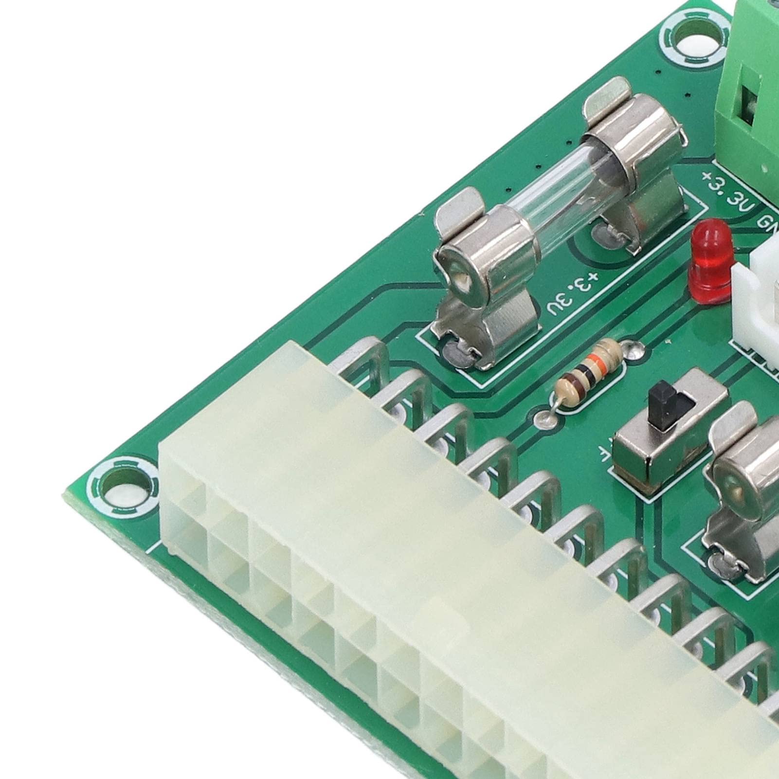 Eujgoov Power Supply Adapter Module ZJ-012 Board ATX Power Wiring Board for 24PIN 20PIN Computer Power