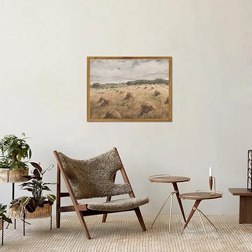 Miniatura 3 de Lienzo decorativo para pared, diseño de paisaje, impresiones para decoración del hogar, pajares de arroz, lienzo, arte de pared, lienzo de campo