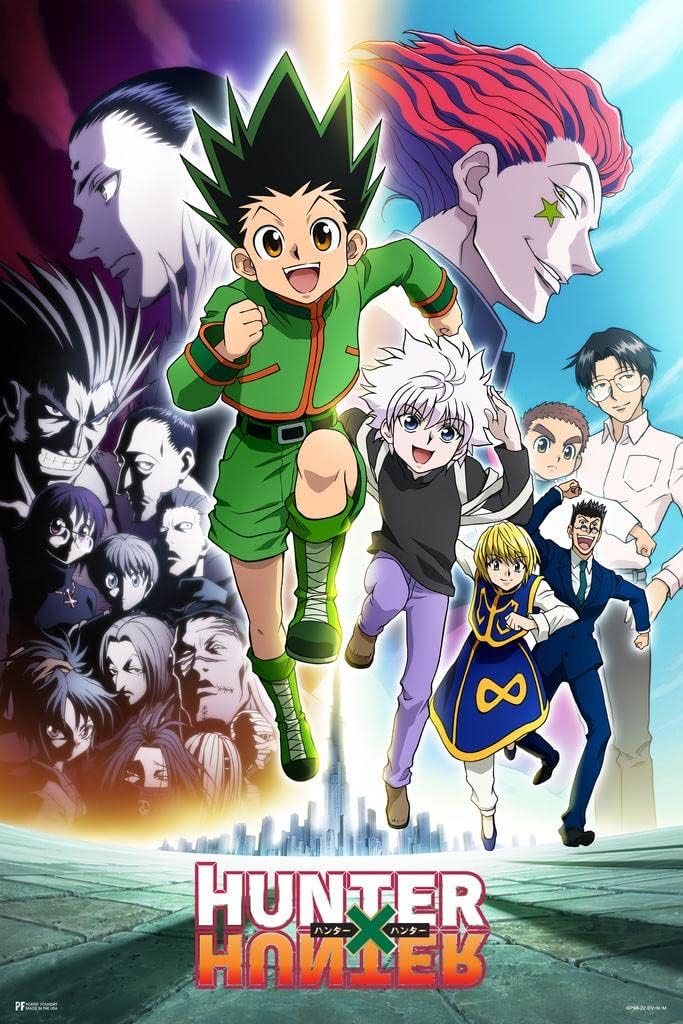Hunter X Hunter Poster Anime Merch HunterxHunter Movie Graphic Posters HxH Decor Cool Wall Art Print Poster 24x36