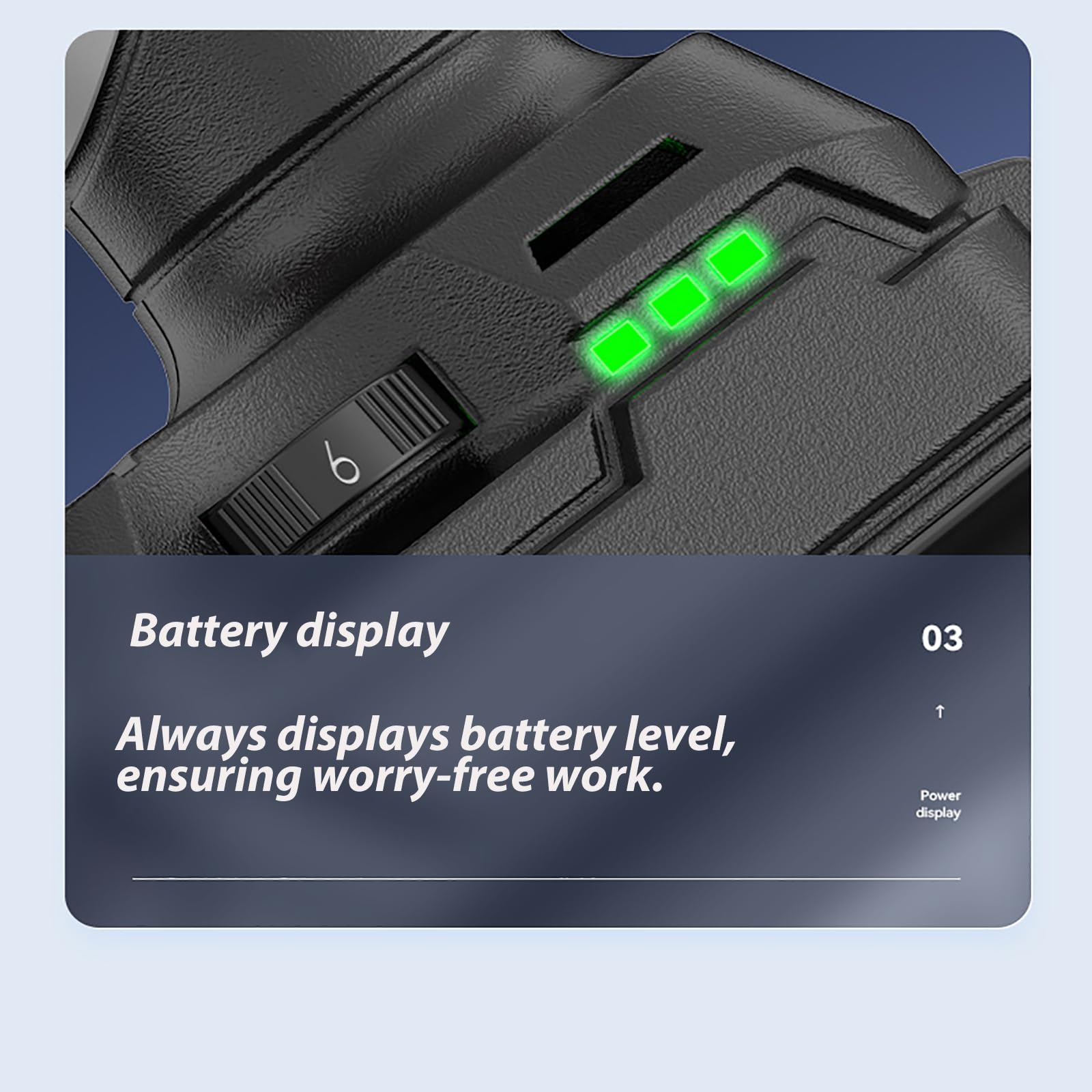 Bezprzewodowy pistolet uszczelniający, elektryczny pistolet do klejenia z akumulatorem 2,0 Ah, automatyczny zwrot kleju, 6 regulowanych prędkości napełniania i uszczelniania