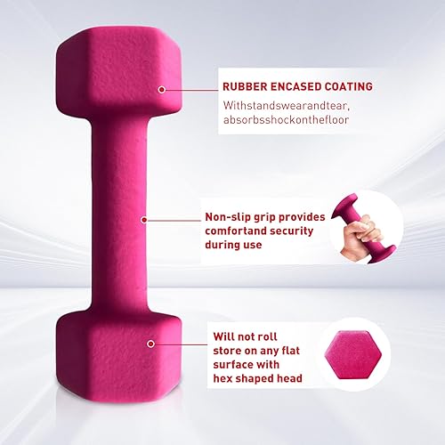 Miniatura 4 de Mancuernas hexagonales de goma de 350 a 550 libras con estante de peso libre para gimnasio en casa, mancuernas de goma duraderas con almacenamiento,