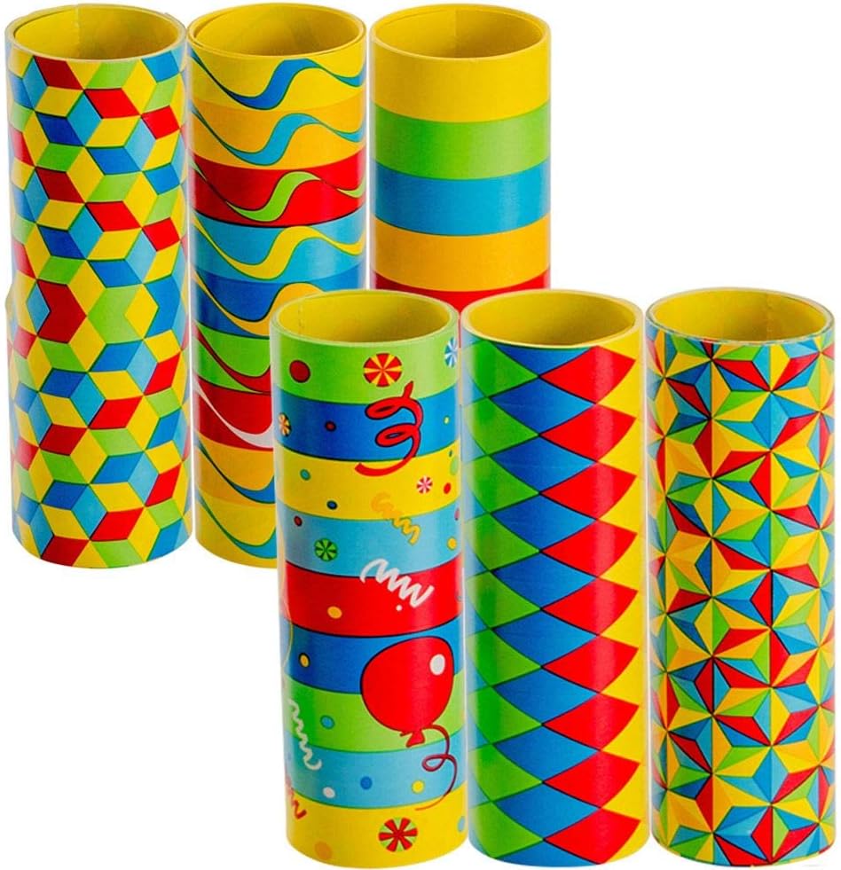 Fiestas GUiRCACarnival Toys 4555 - Stella Filante Bistampa 9 Rotolini (14Mmx4Mt) (Assortimento