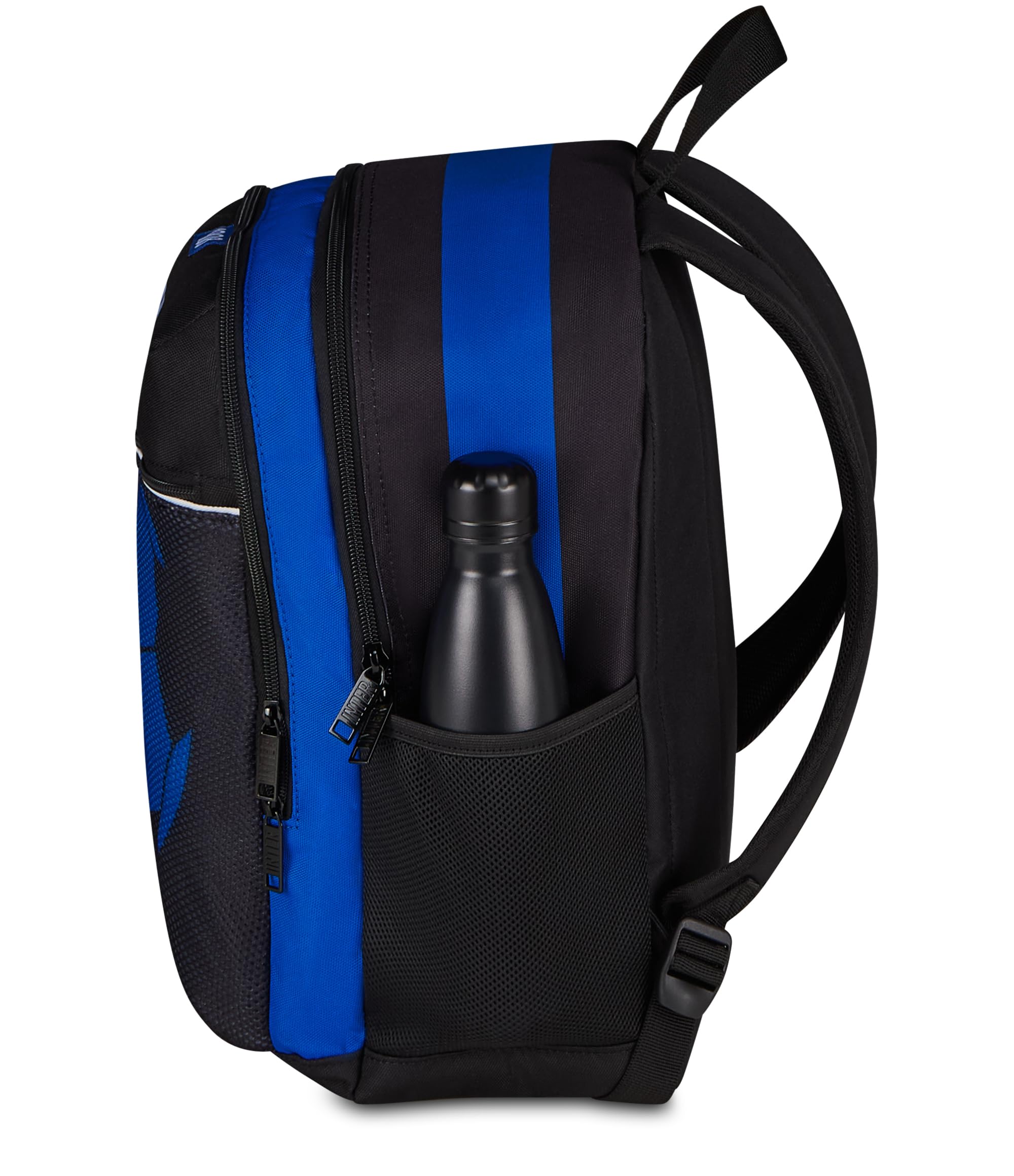 Seven Zaino Scuola Doppio Scomparto Inter, Blu, 26 L, Tasca frontale, Tasca laterale portaborraccia, Scuola elementare e media, Bambini e ragazzi, Calcio, Prodotto ufficiale