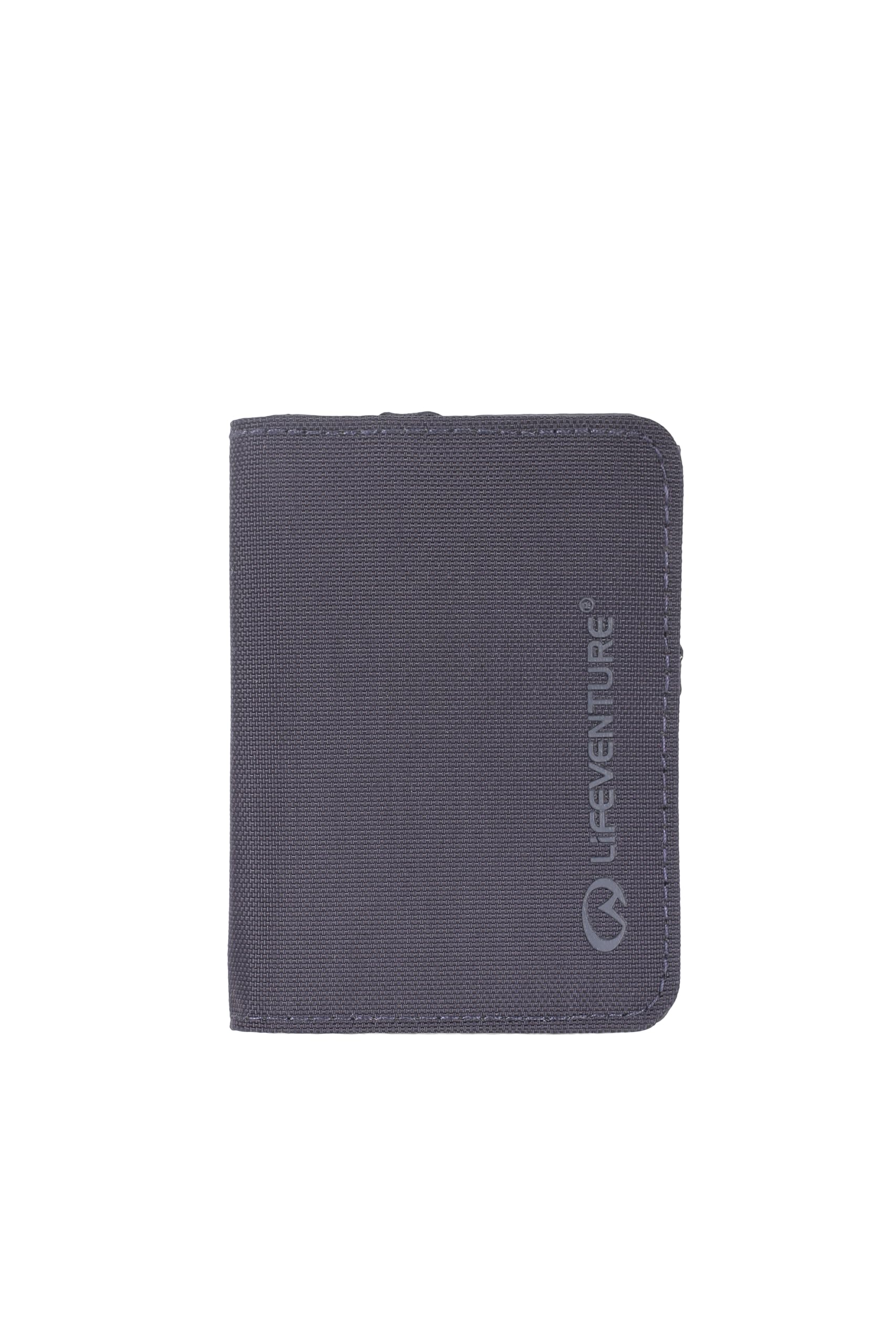 Lifeventure RFID Blocking Card Wallet | Slim, Eco-Friendly, Recycled Nylon Credit Card Wallet for Travel | 4 Card Slots, ID Window & 2 Stash Pockets, Navy