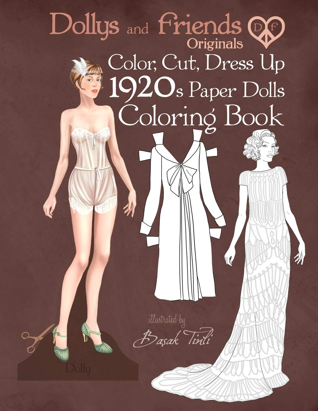 Buy Dollys and Friends Originals Color, Cut, Dress Up 1920s Paper Dolls
