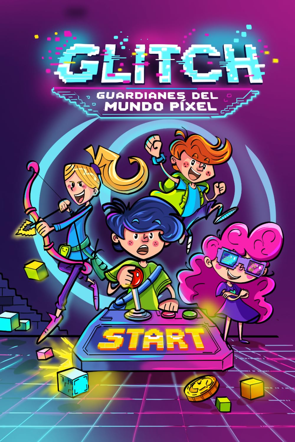GLITCH Guardianes del mundo pixel: Una aventura interactiva para jugar solo, en familia o con amigos