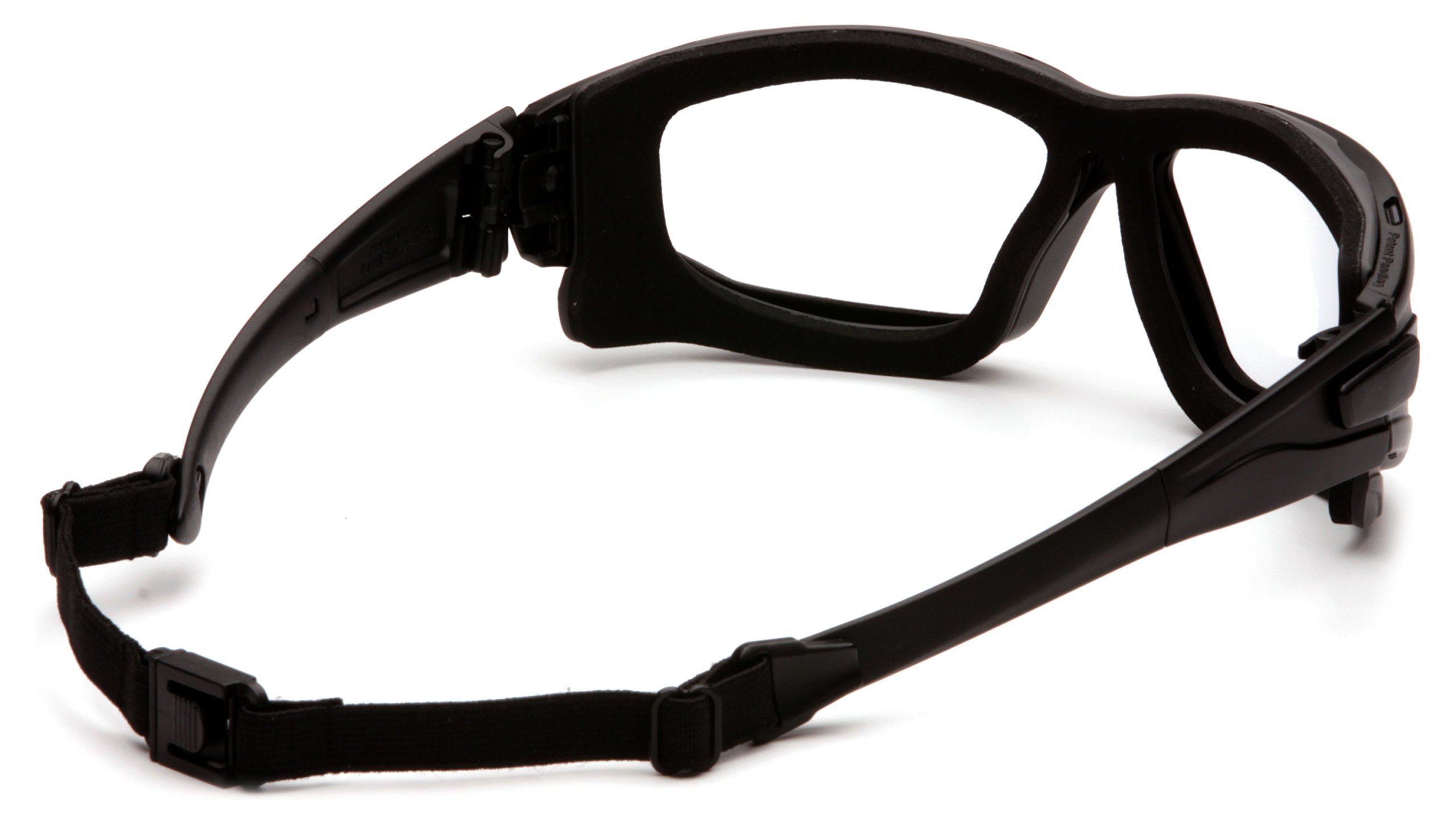 I-Force Pyramex Sporty - Occhiali antinebbia a Doppio Pannello, Montatura Nera/Lenti Trasparenti Anti-Appannamento
