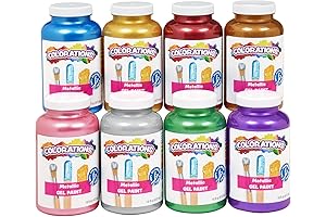 Metallic Shimmer Paint Set for Artistic Creations