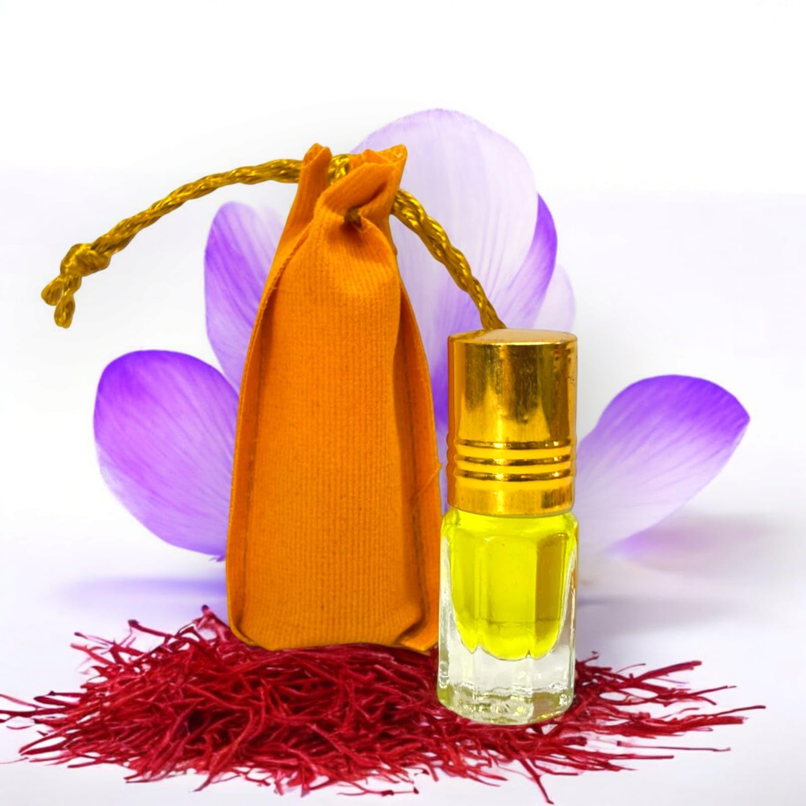 Achleshwar Pure Kesar Attar/Itra for God with Long Lasting Natural Fragnance obtained from Flowers Without Alochol/Essence-picture-54