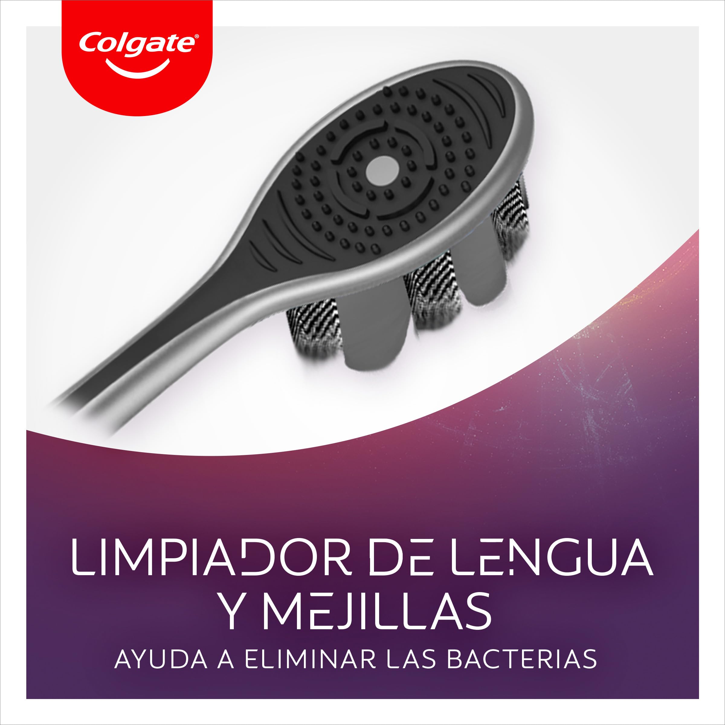 COLGATE Max White Ultra Węgiel Szczoteczka do zębów Miękka 1 szt. Jasne i zdrowe zęby Usuwa Plamy, Pełne Czyszczenie Międzyzębowe i Dziąseł, Zdrowe Usta, Recykling Pojemnik
