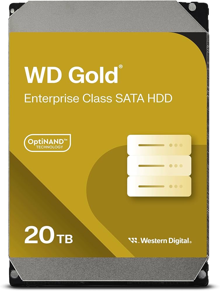 Amazon.com: Western Digital WD Gold Internal Hard Drive, 20 TB