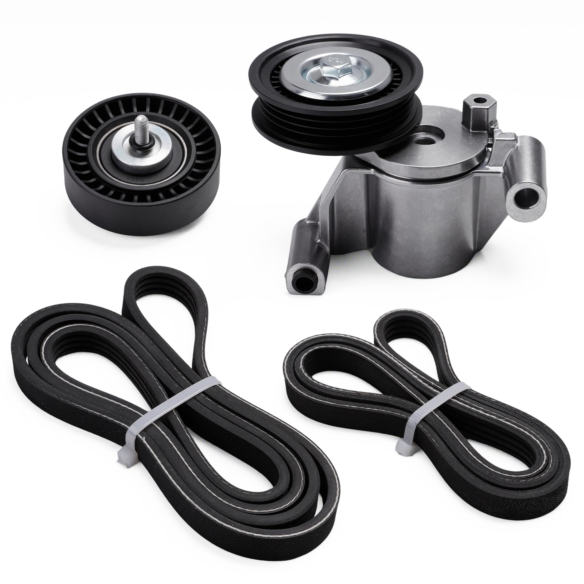 Loautong Serpentine Belt Tensioner Pulley Kit