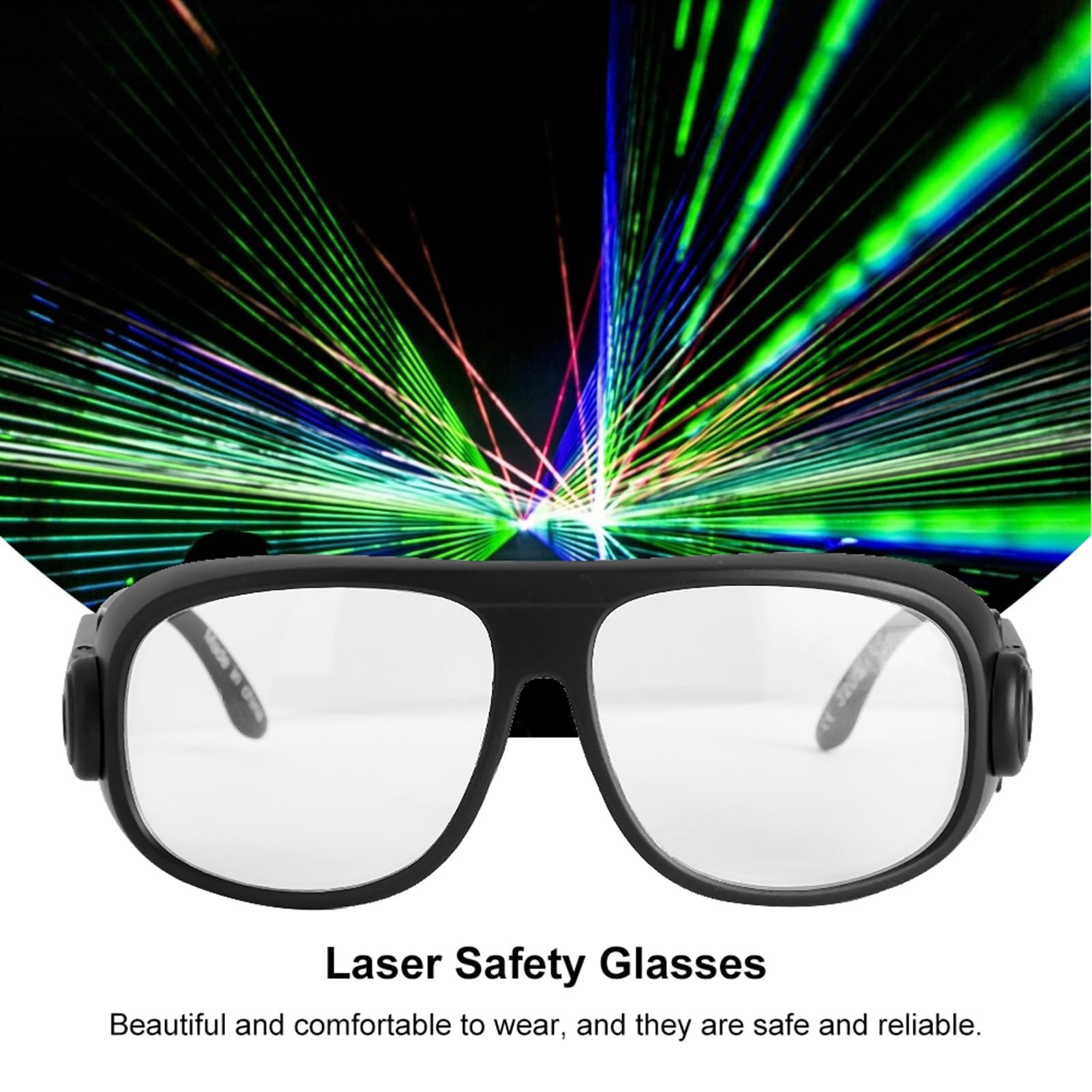 Gafas Ópticas de Seguridad para Tratamiento Láser con Protección Antideslumbrante y Alta Transmitancia Apto para Profesionales - 1 Unidad