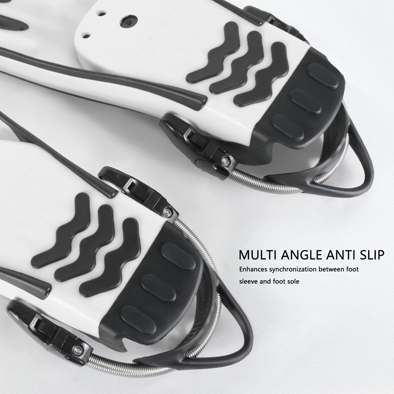 FILFEEL Aletas de Buceo TPR para Snorkeling Apnea – Aletas de Natación con Correa de Trinquete para Hombres y Mujeres – Diseño Hidrodinámico sin Costuras con Bolsa de Almacenamiento