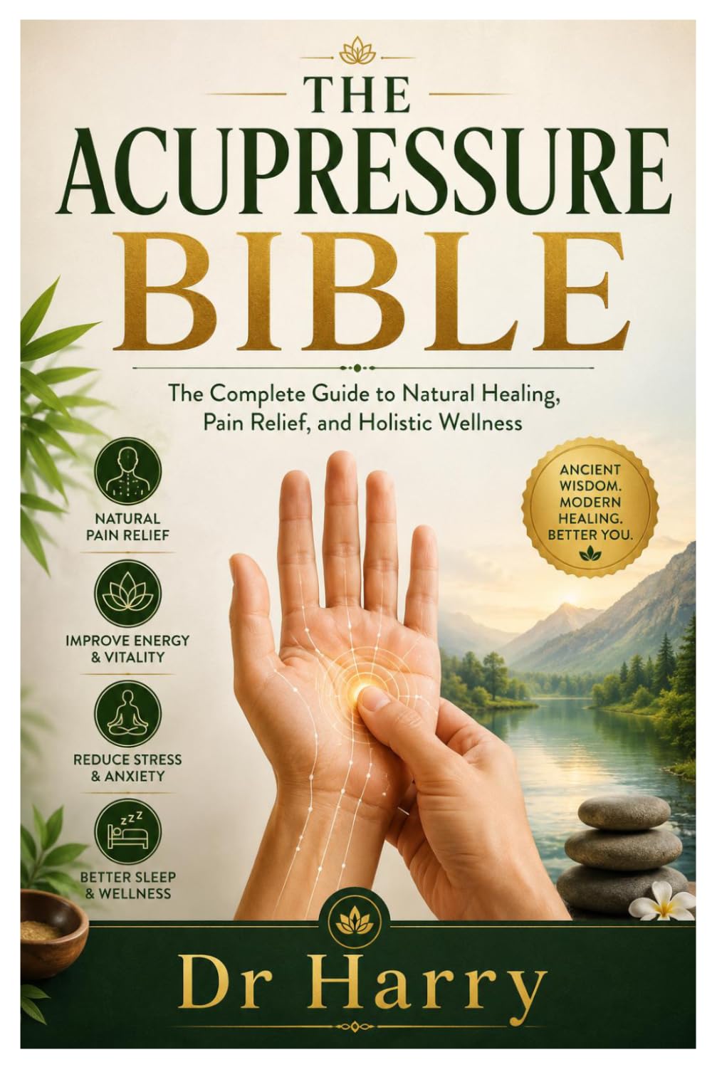 THE ACUPRESSURE BIBLE: The Complete Guide to Natural Healing, Pain Relief, and Holistic Wellness