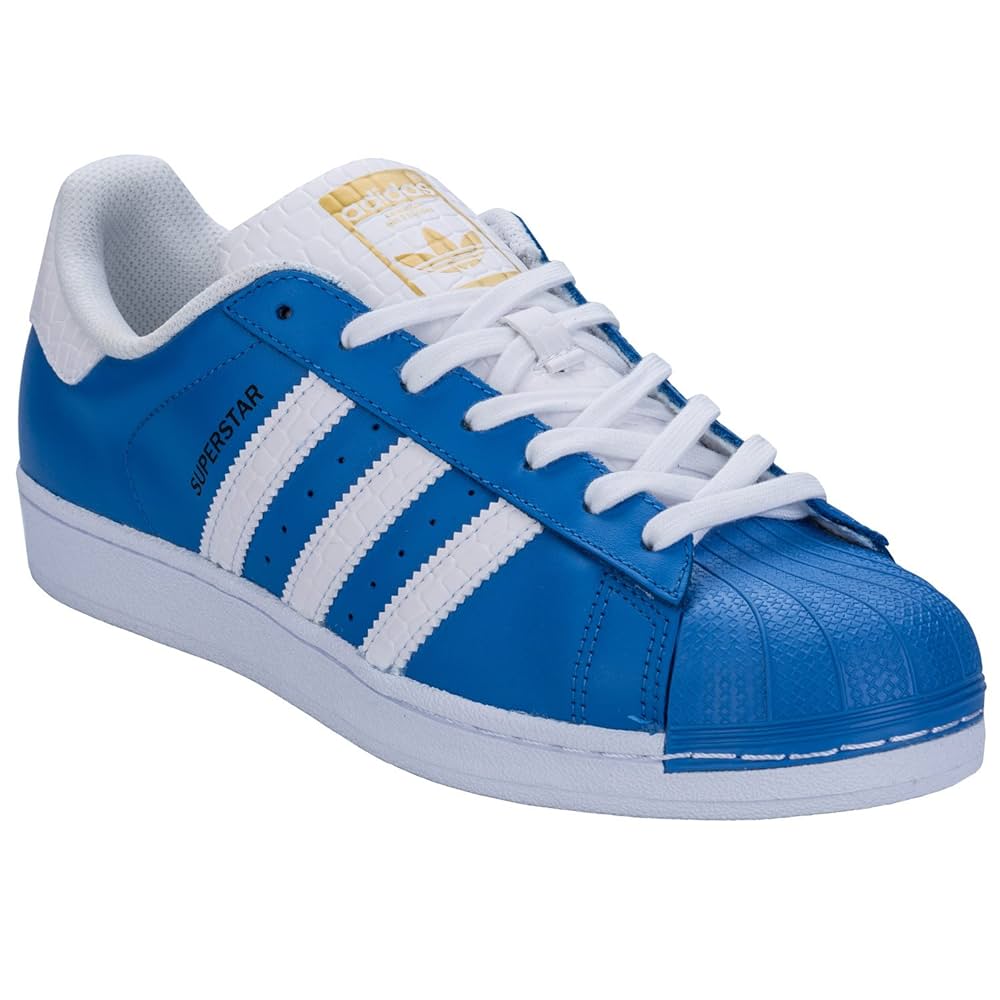 Adidas Superstar Scarpe da ginnastica da uomo, (Ray Blue White.), 37 1/3 EU  : adidas Originals: Amazon.it: Moda