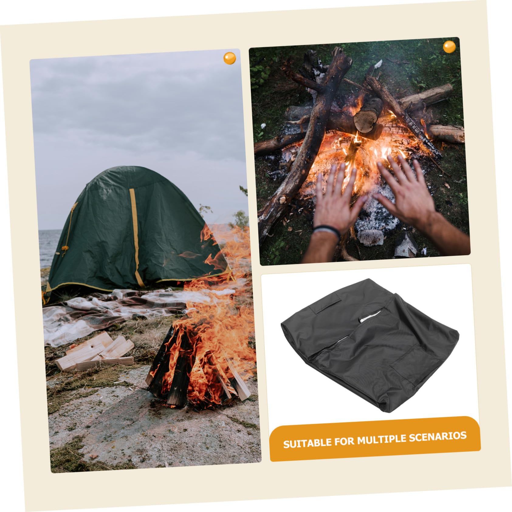 Funda para Estufa De Barbacoa Anti-Polvo para Cubierta Parrilla Exteriores Protección para Chimeneas y Fogatas De Jardín