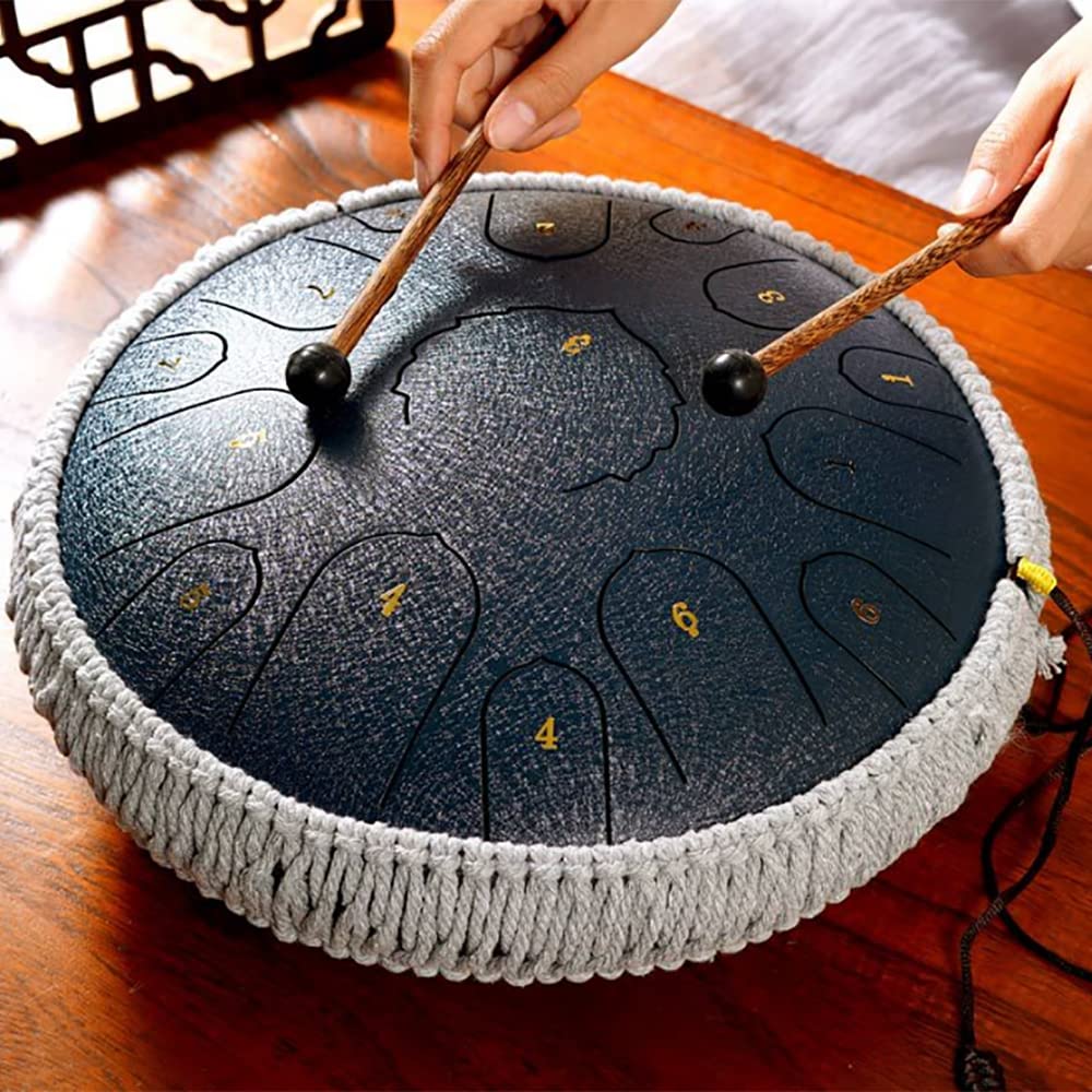 Amazon.co.jp: スチールタングドラム、15ノート14インチハンド