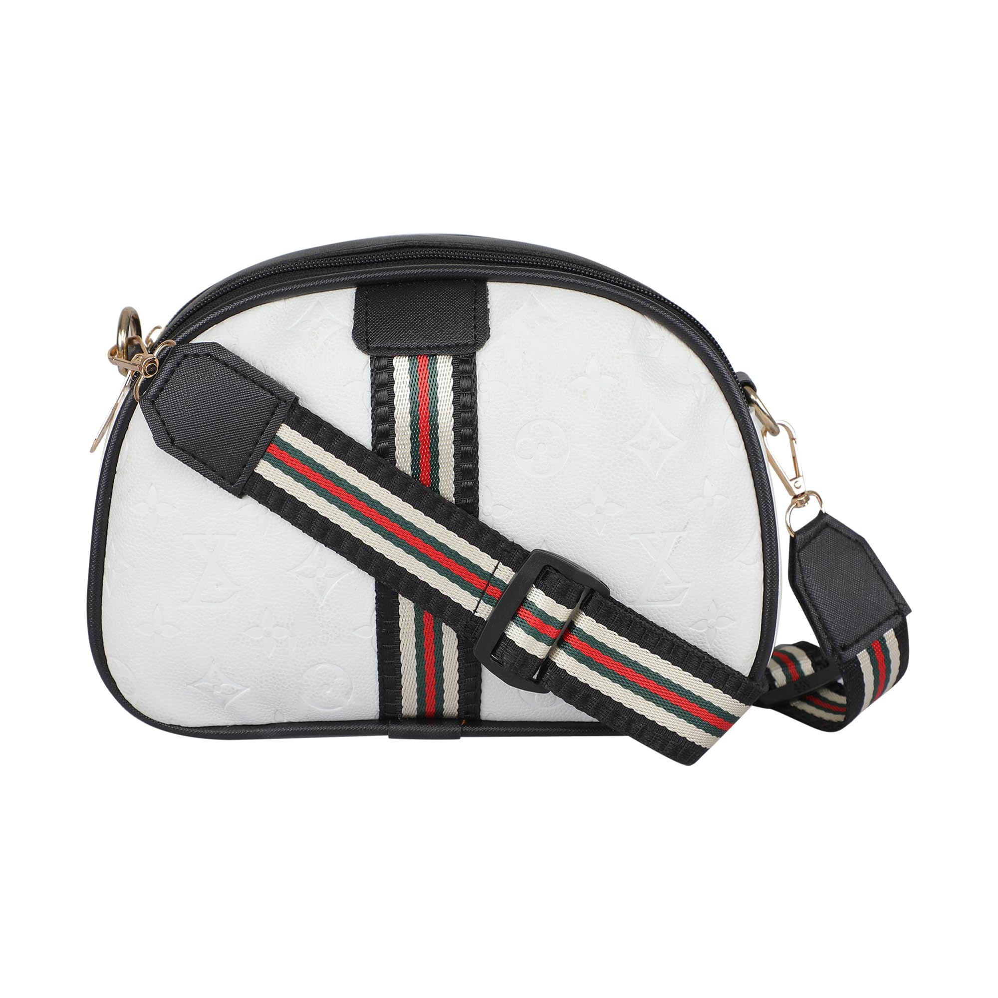 BAGSWORKS Crossbody Sling D-Pouch For Women | Stylish Side Shoulder Crossbody Bags For Girls Daily Use | Messenger Purse | (White) (B0CB113GM7) Amazon Price History, Amazon Price Tracker