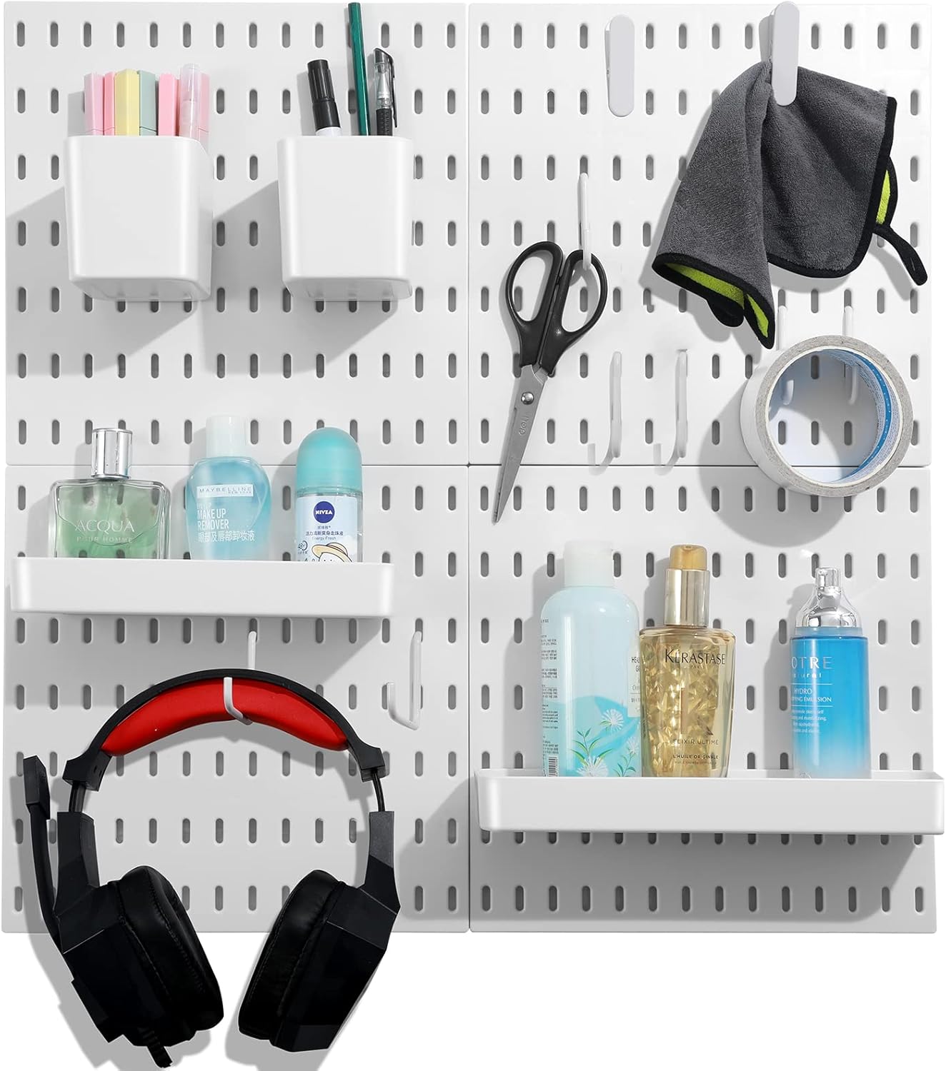 Youyis Pegboard Combination Kit. Pegboard Wall Organizer