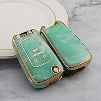 Vista 11 de TPU Jade Pattern Car Key Cover Case, for Buick for Aveo Trax for Opel Astra Corsa H J G Meriva Zafira Antara