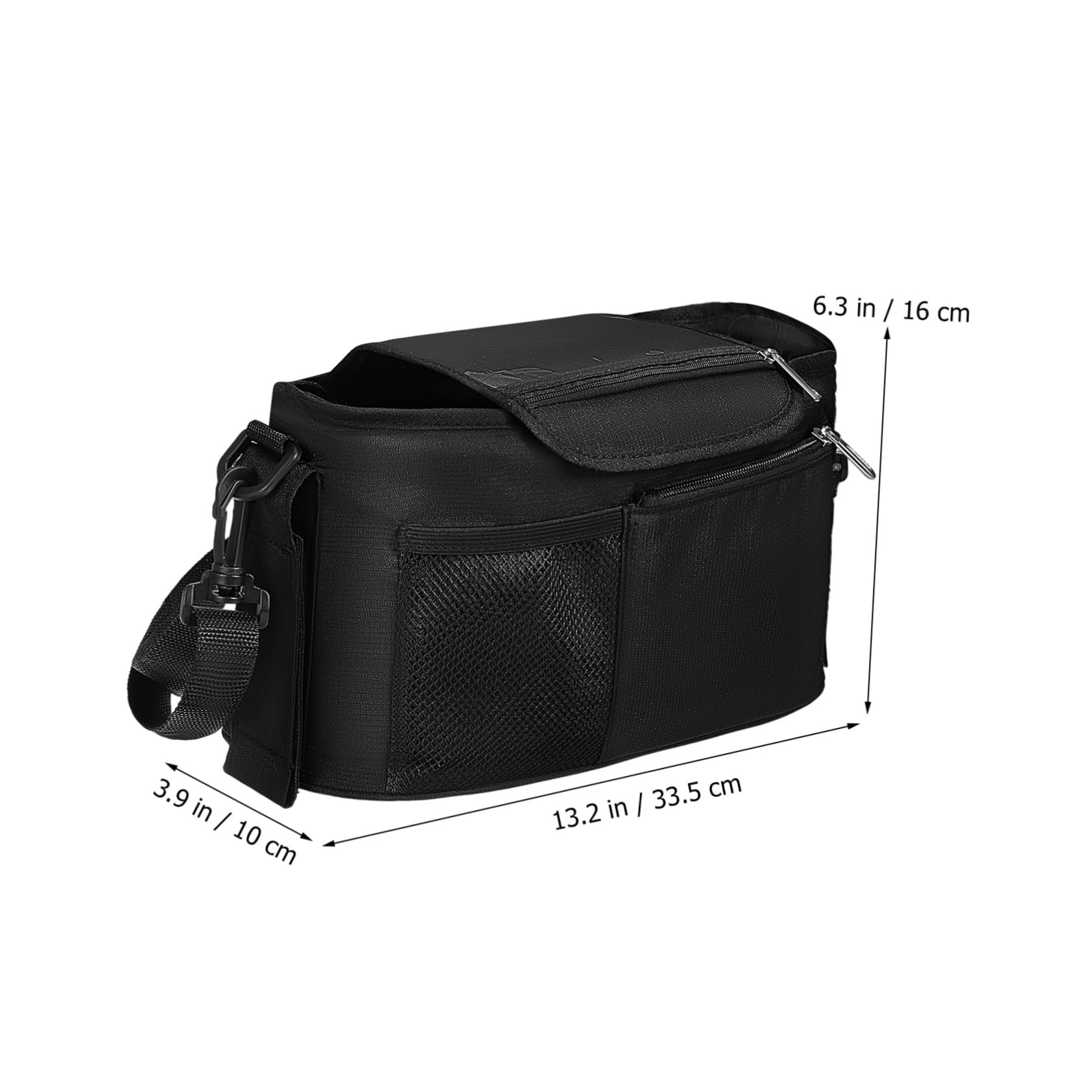 SHOWERORO Portaoggetti Per Passeggino Organizer Capacità Borsa Per Accessori Essenziali Come Pannolini E Biberon Design Multifunzionale Scomparti Interni