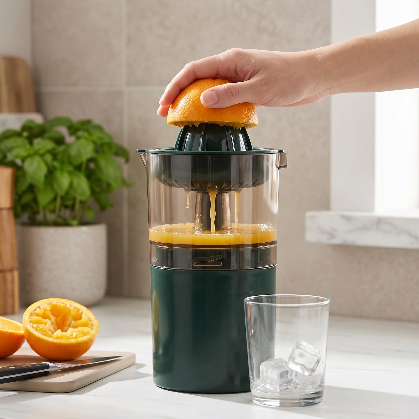 Haofy Presse Agrumes électrique Portable, Extracteur de Jus Citron USB