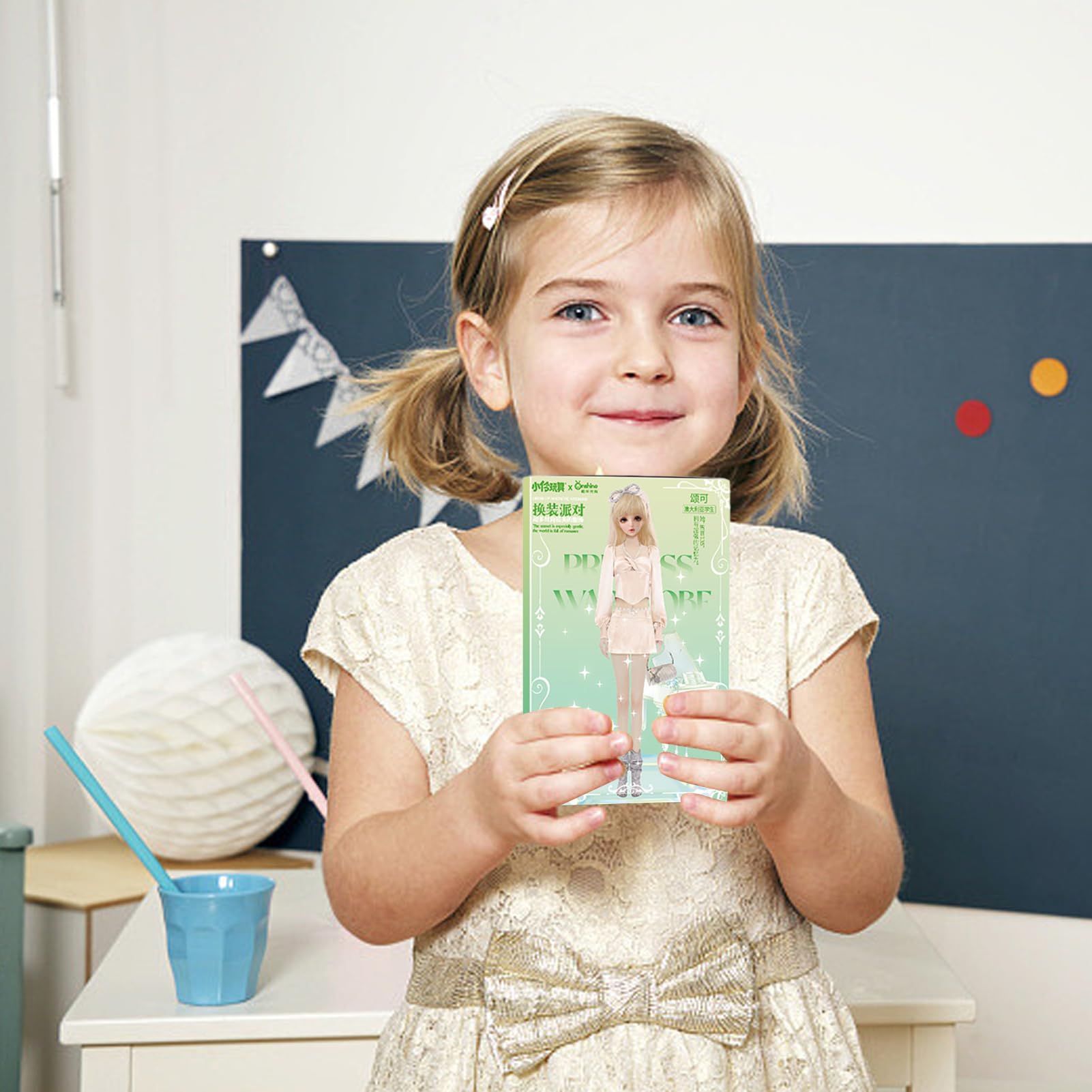 👗 Tongfeng – Poupées Magnétiques à Habiller – Set Habillage Princesse – Aimants Créatifs – 3-12 Ans – Motricité Fine
