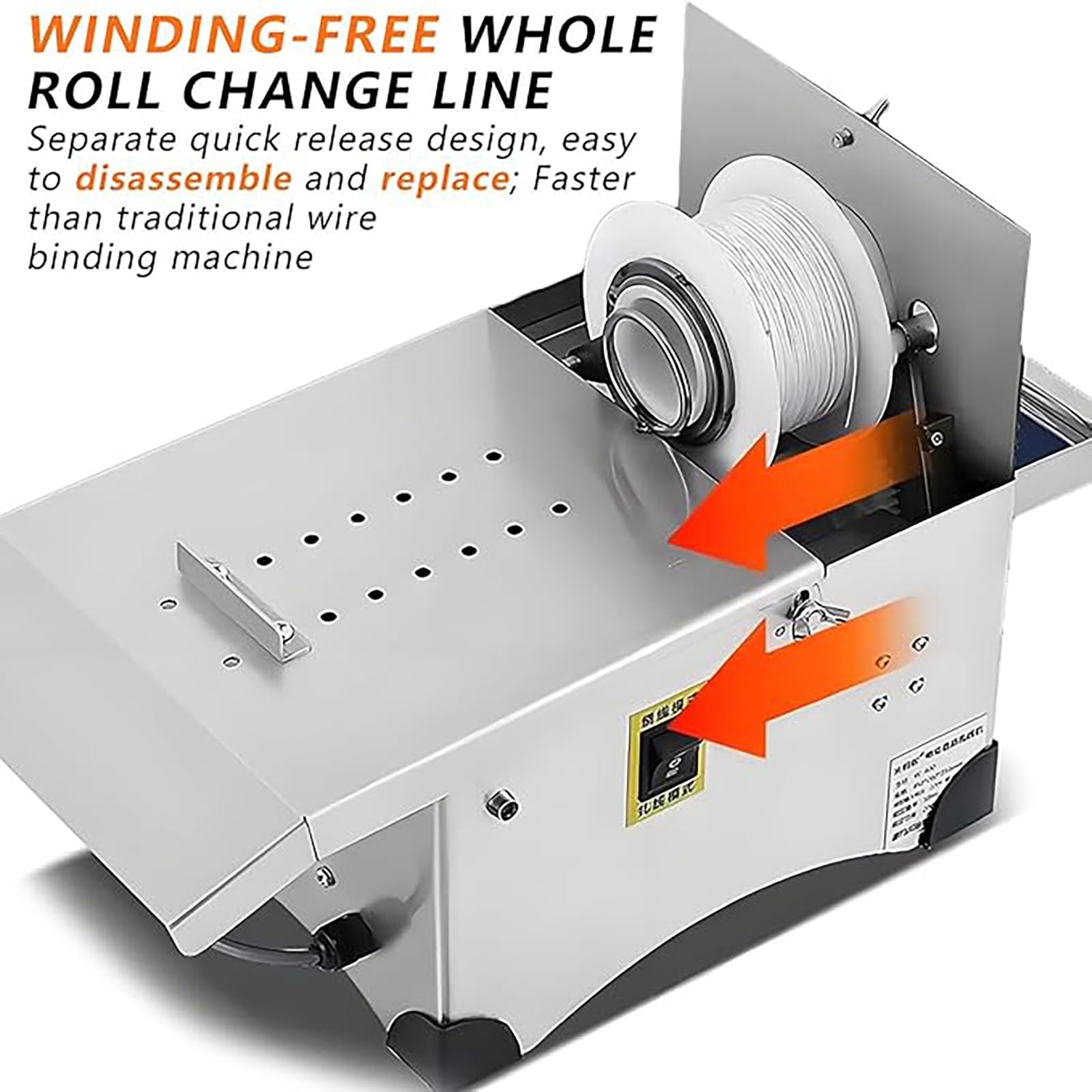 Macchina automatica per linker per salsicce per involucri da 50 mm, ideale per macellerie, supermercati, piccole imprese e produzione alimentare professionale