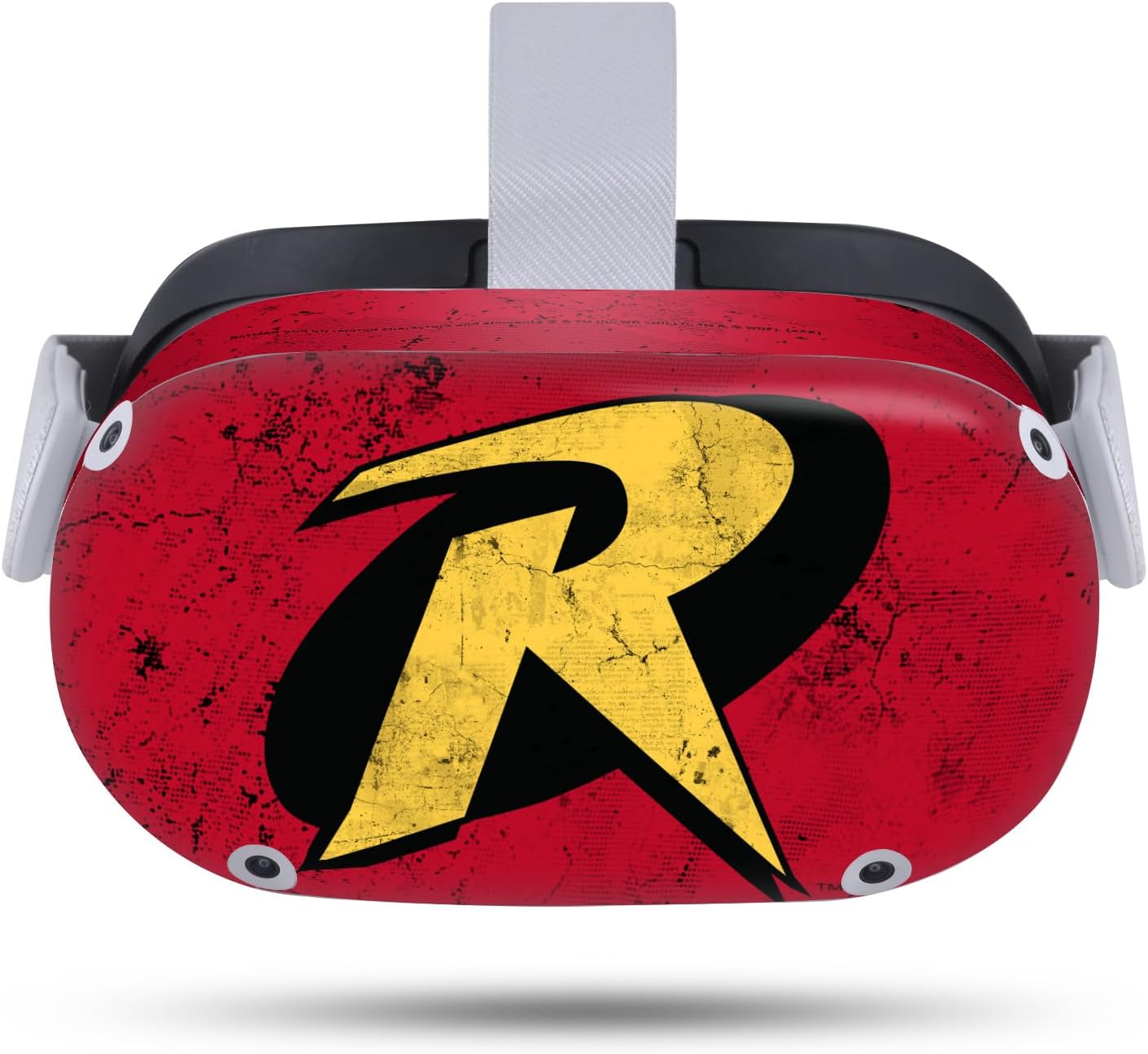 Head Case Designs Officially Licensed Batman DC Comics Robin Logos and Comic Book Vinyl Sticker Skin Decal Cover Compatible with Meta Quest 2