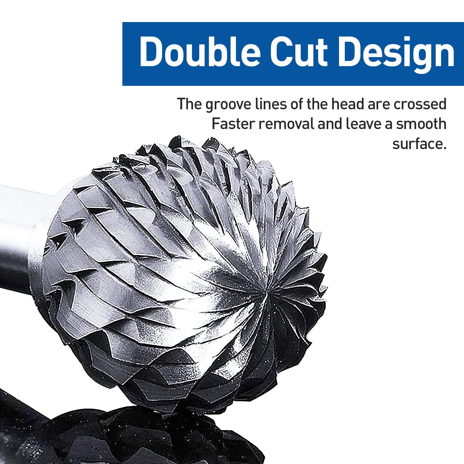 30Pcs Carbide Burr Set 1/8" Shank Compatible with Dremel Rotary Tool — Amazon image 4