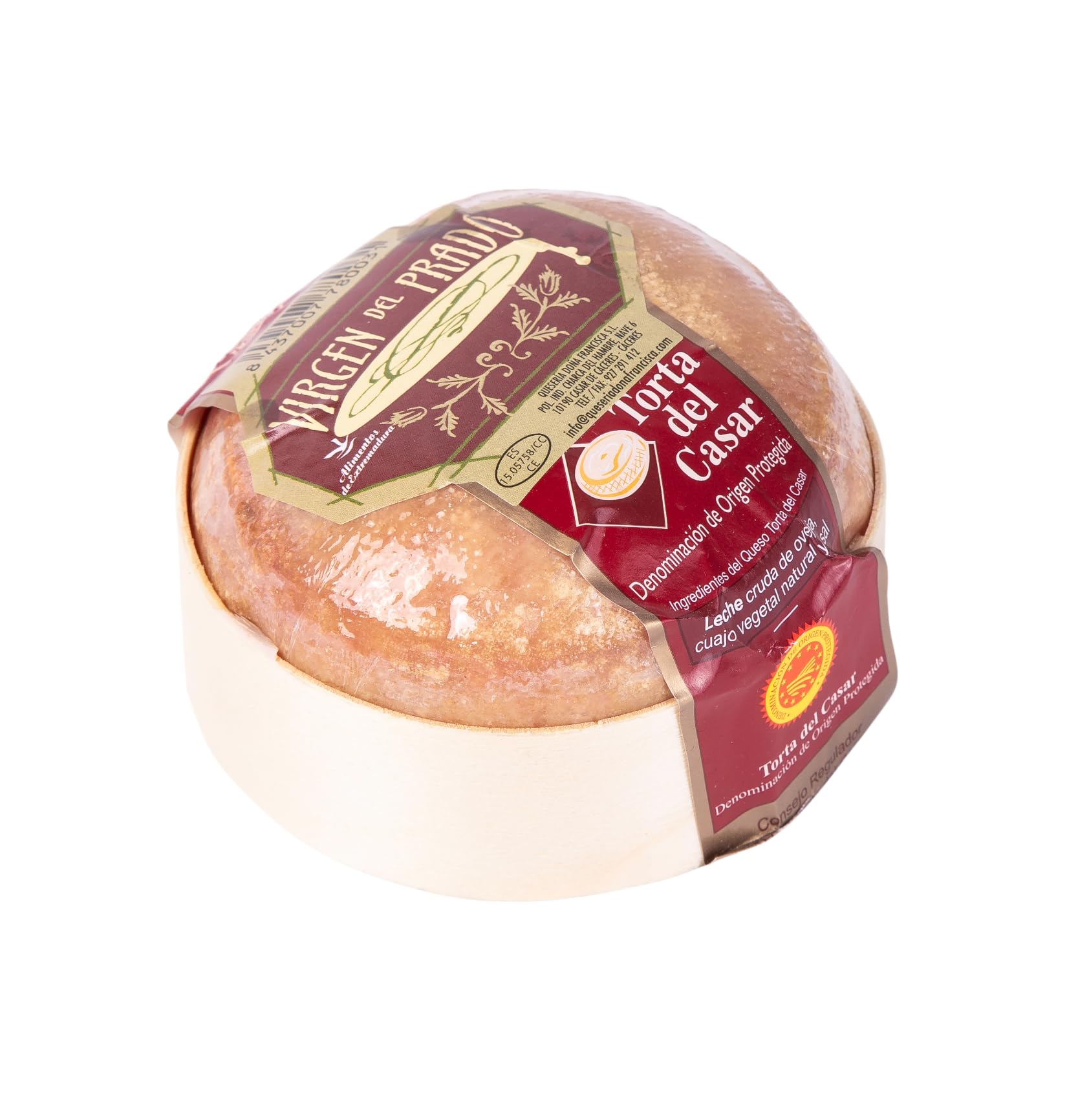 Torta del Casar Virgen del Prado "Tercer Premio Mejor Queso del Mundo"