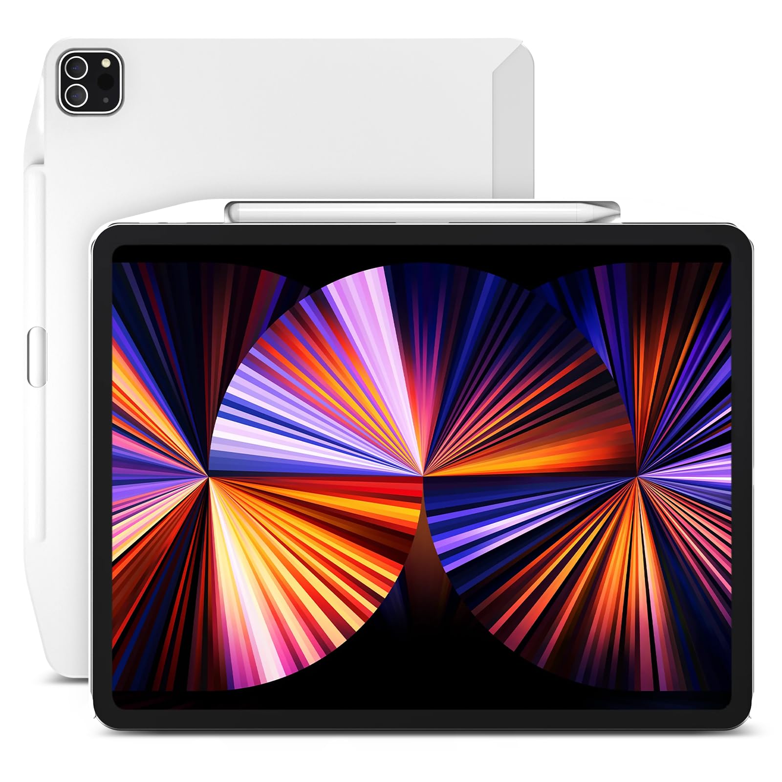 SWITCHEASY CoverBuddy Lite for iPad Pro & iPad Air Case, Work with Magic Keyboard & Smart Keyboard Folio (Keyboard Not Included) | ONLY for 2018-2022 iPad Pro 11" / 2020-2022 iPad Air 10.9" (White)