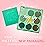 ColourPop Just My Luck Green Eyeshadow Palette - Green & Neutral Eyeshadow Palette with Matte & Metallic Finishes - High-Pigment Eye Makeup with a Long-Wearing Formula (0.3 oz)