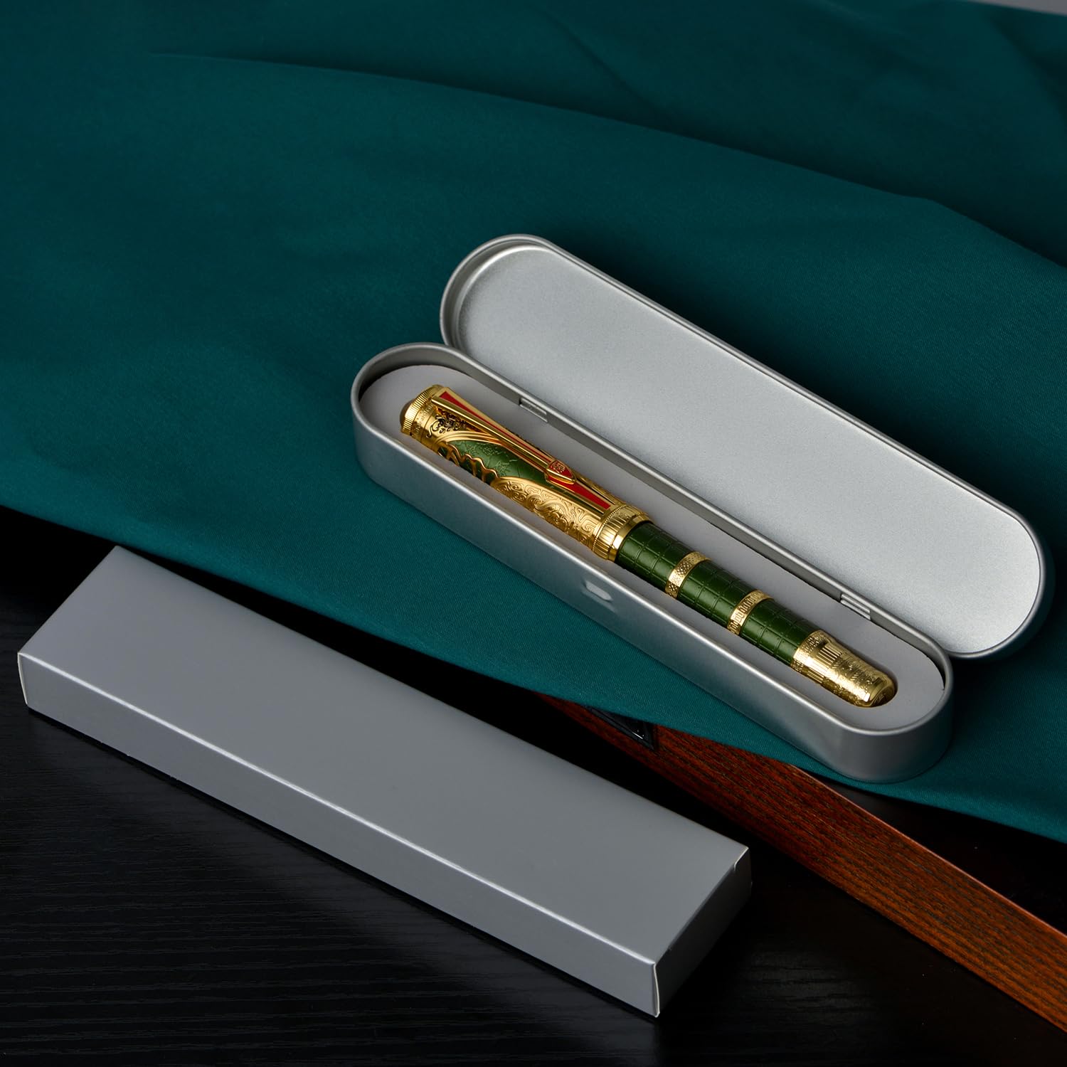 Amazon.com : Hongdian D5X Fountain Pen - Green Qin Dynasty