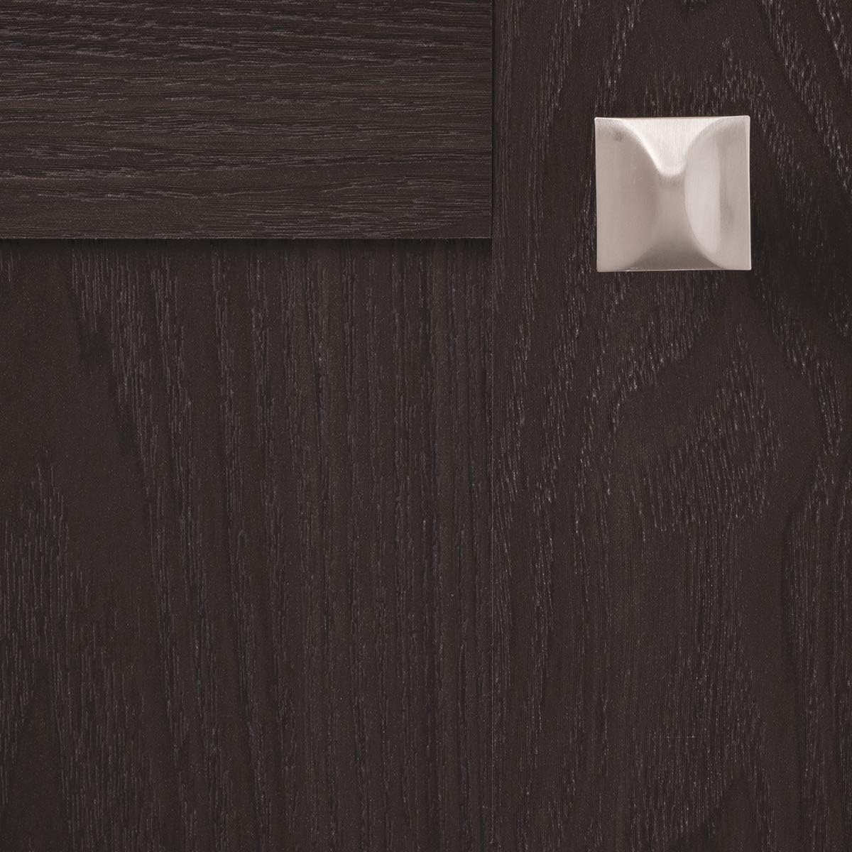 Hickory Hardware Kitchen Cabinet Knobs, Quality Drawer and Dresser Knob, Handle Pulls for Cabinet Doors, Bathroom Drawers, 1-1/4 Inch, Chrome, Crest Collection (Pack of 2)