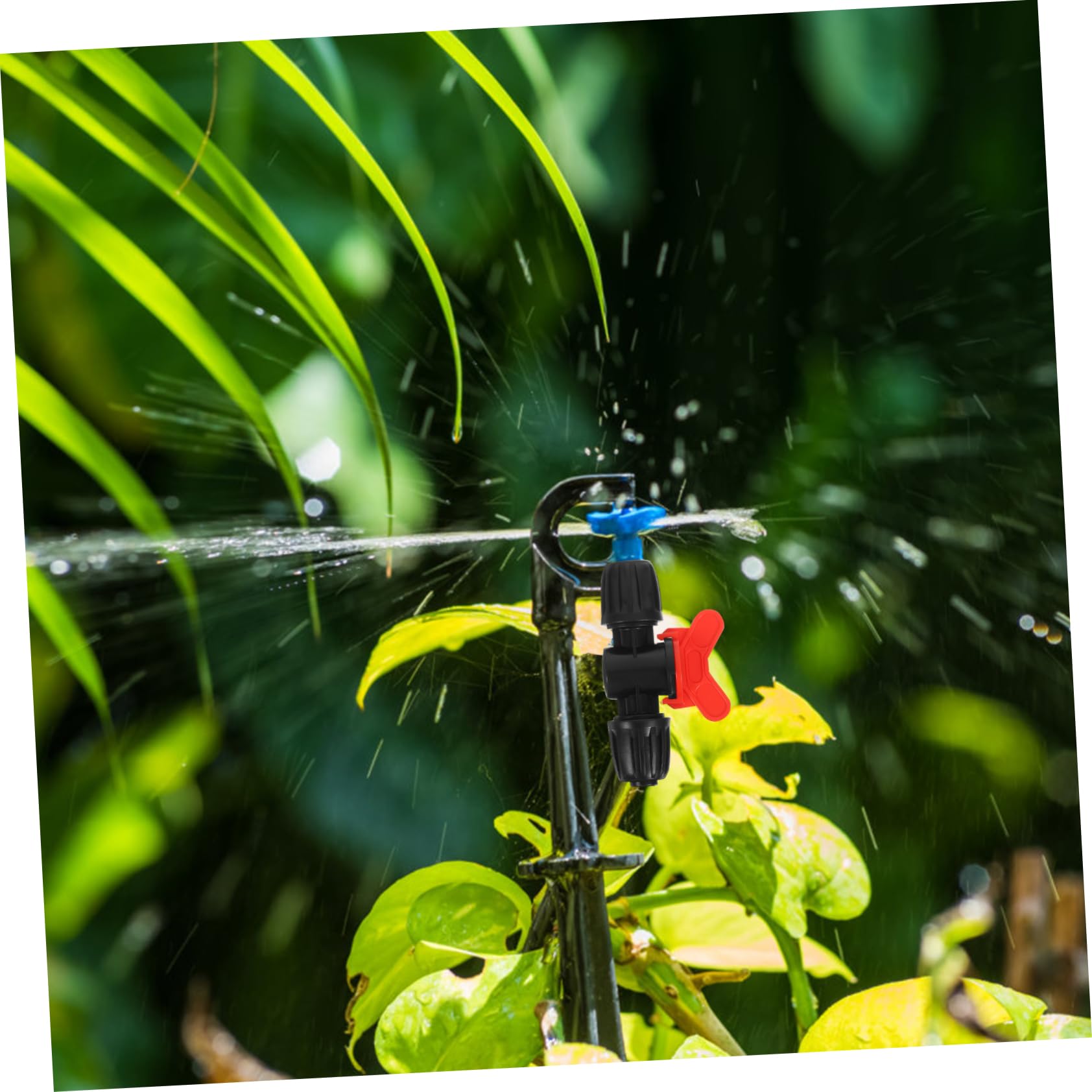 Raccordi rapidi, kit sistema di irrigazione da giardino da 20 pezzi Accessori dado di bloccaggio Connettore del rubinetto della parte di irrigazione a goccia del tubo