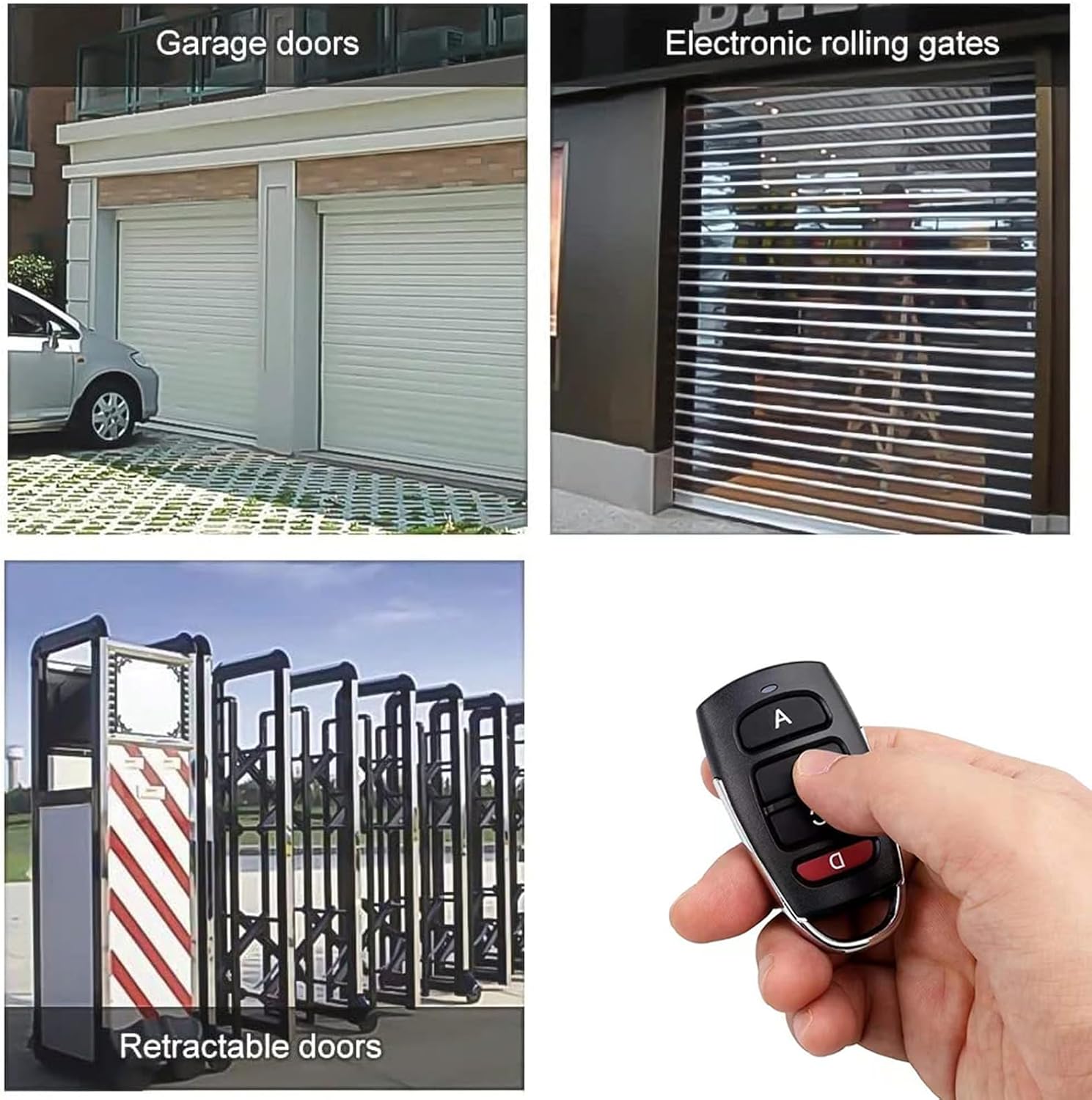 Examples of applications for the remote control