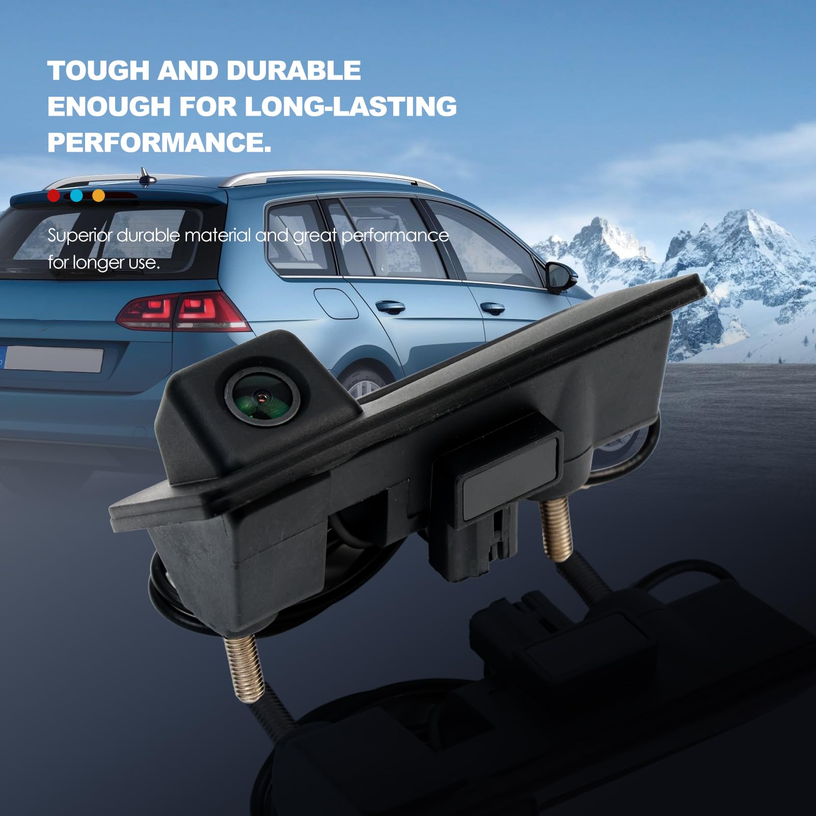 Widok z tyłu samochodu z Push Button Reverse Camera do Golf Variant S-a-n T-g-n T-u-n T-u-g Yeti Alhambra kamera cofania 5K0980551 5N0827566A 5N0827566J