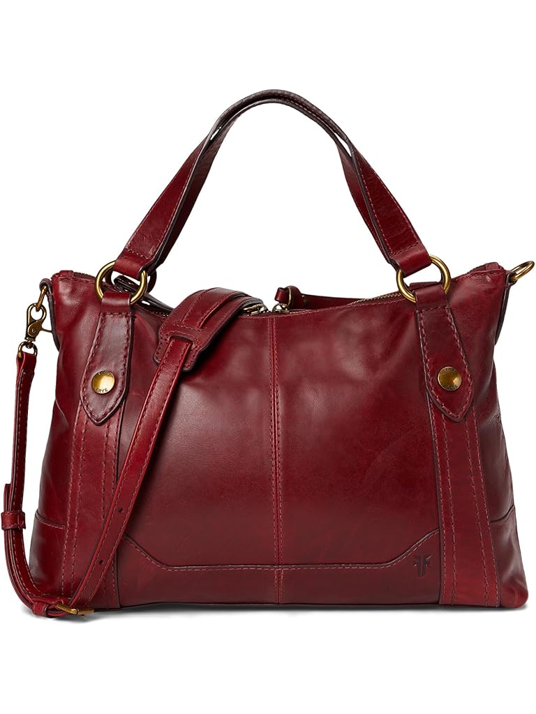 Red Frye Melissa Medium Satchel Crossbody