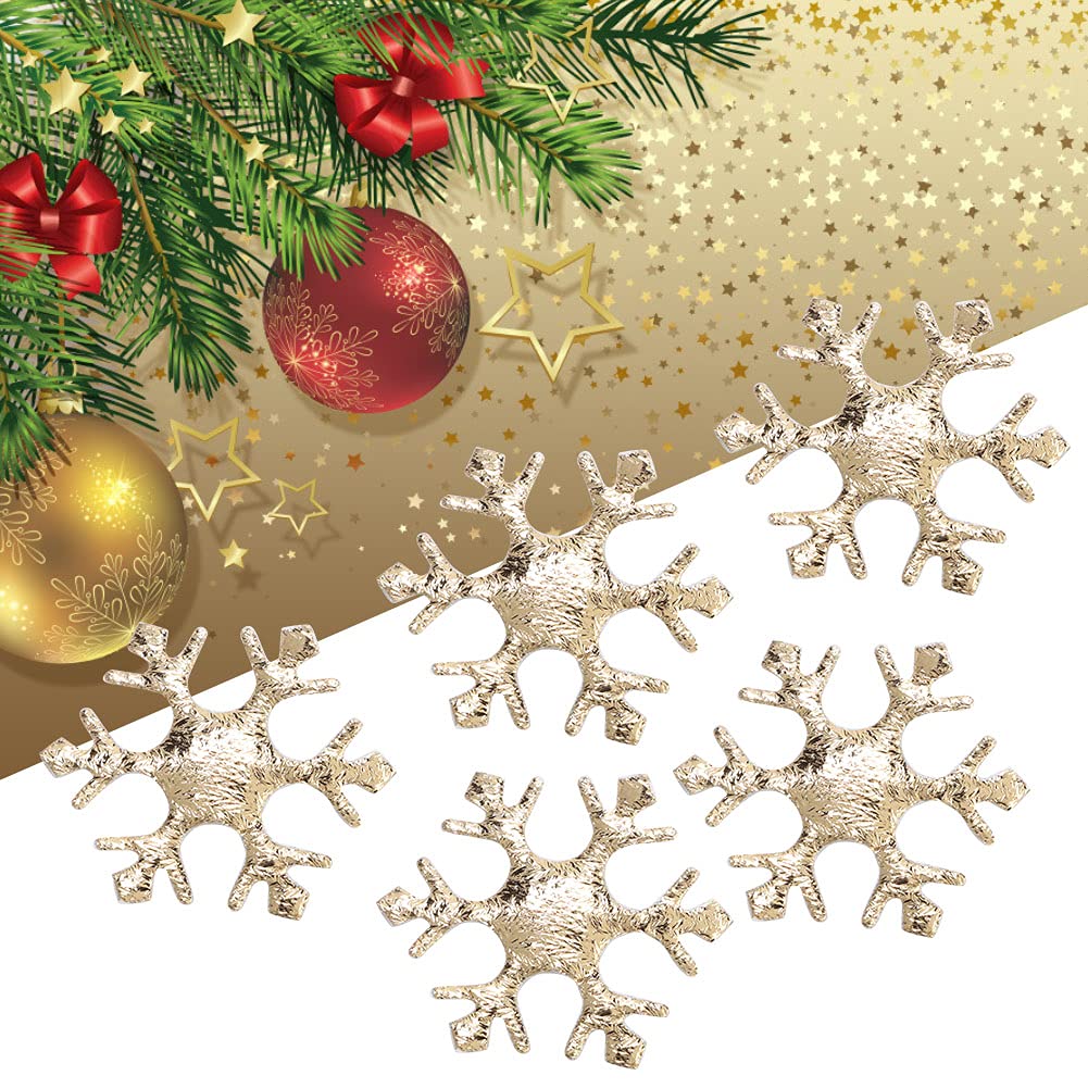 MIYUANGKJ Coriandoli natalizi a forma di fiocco di neve