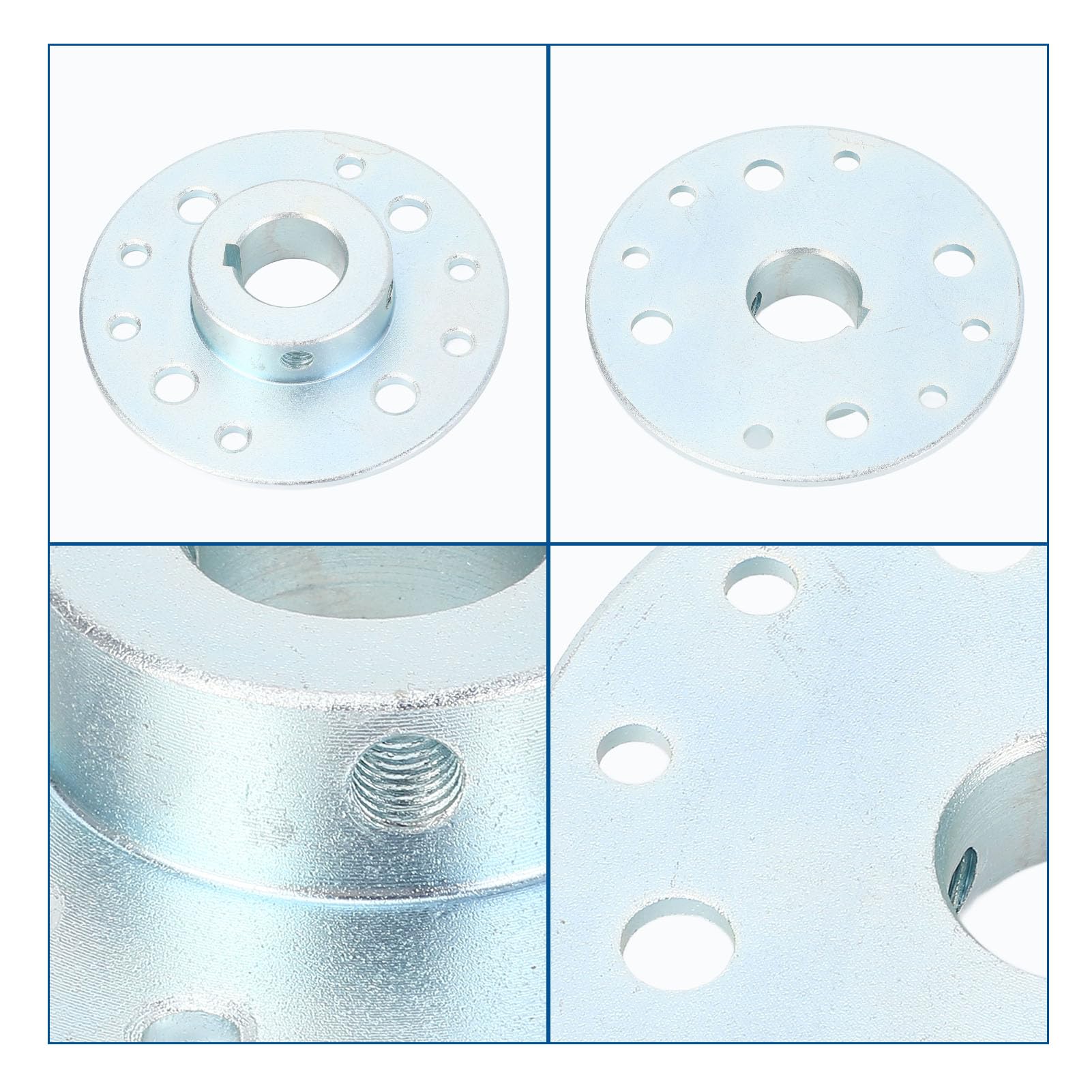 PUSOKEI Adaptador de Buje de Piñón Trasero de Aleación de Acero de 1 Pulgada de Diámetro para Buggies Go Kart de 6,5 CV, Construcción Robusta para Deportes Extremos