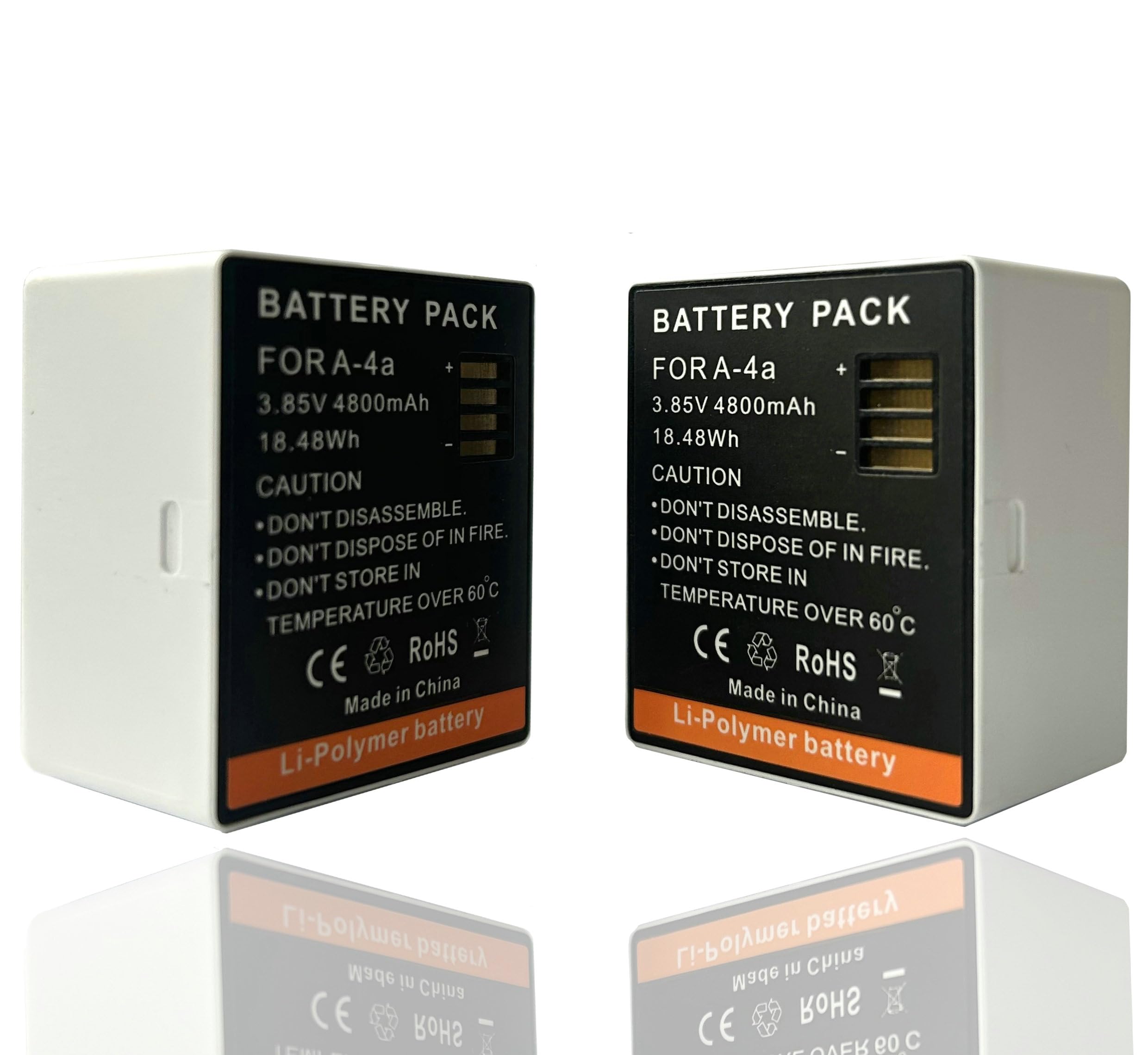 FSANXF 2-Pack A-4a Rechargeable Batteries for Arlo Pro 5/5S 2K, Pro 3, Pro 4, Ultra 2 and Ultra Cameras VMS4640P VMS4340P VMC4040P VMA5400 VMS5340